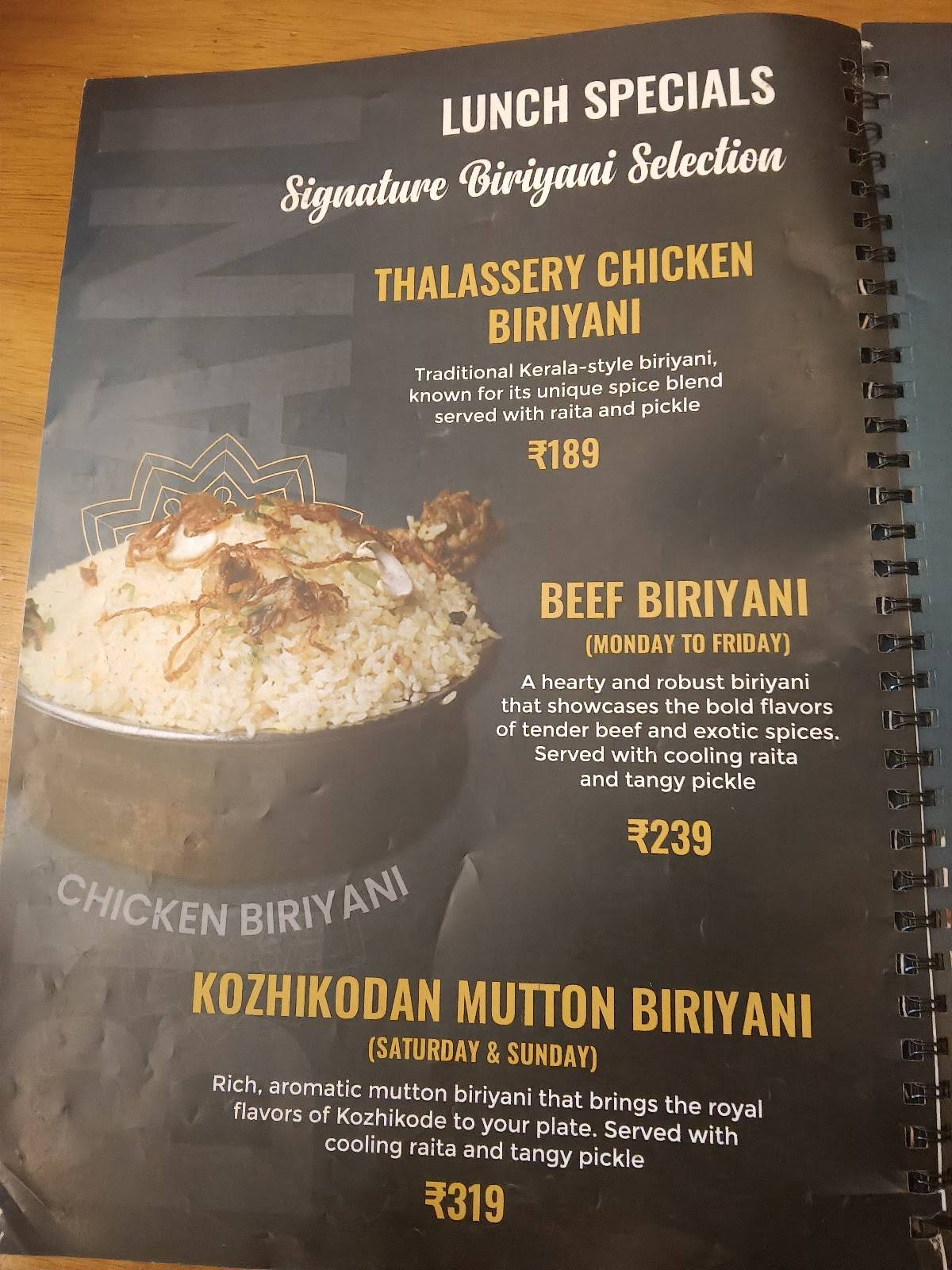 St George Gourmet & Bayleaf - Premium Bakery & Restaurant, Kozhencherry menu