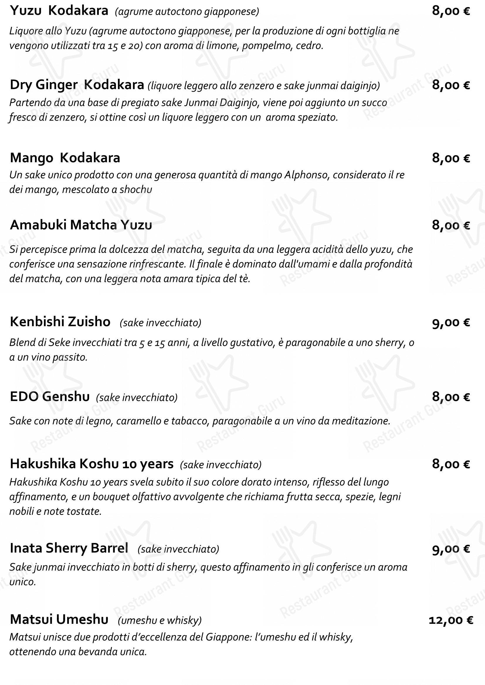 Menu di Staj Noodle Bar Chiaia - Lunch Menu