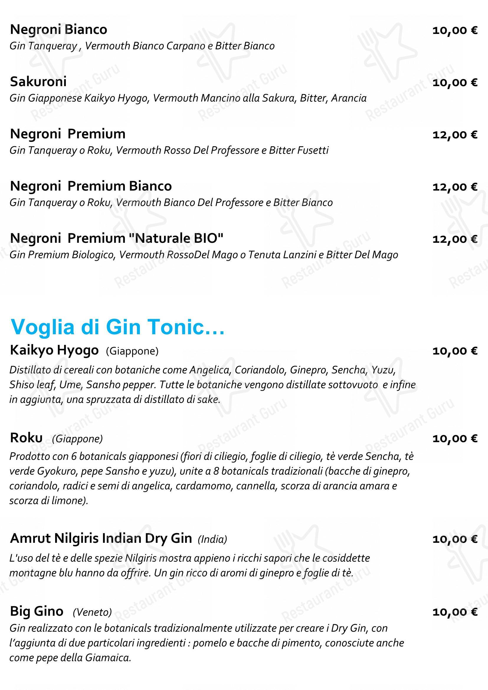 Takeaway Menu per Staj Noodle Bar Chiaia ristorante