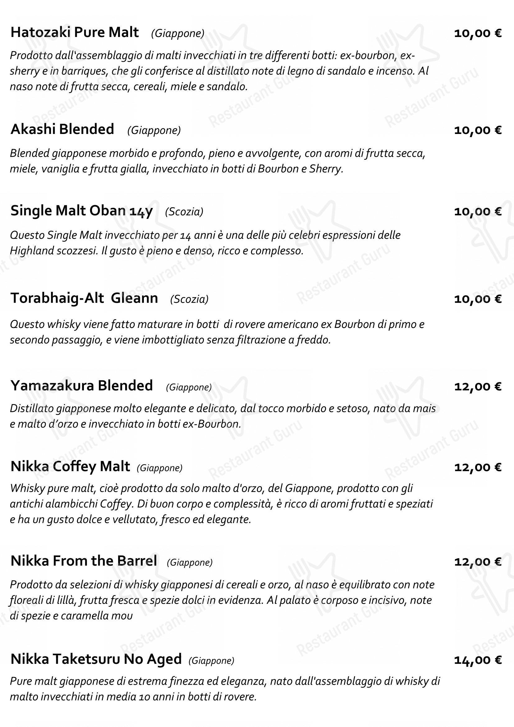 Menu di Staj Noodle Bar Chiaia - Lunch Menu