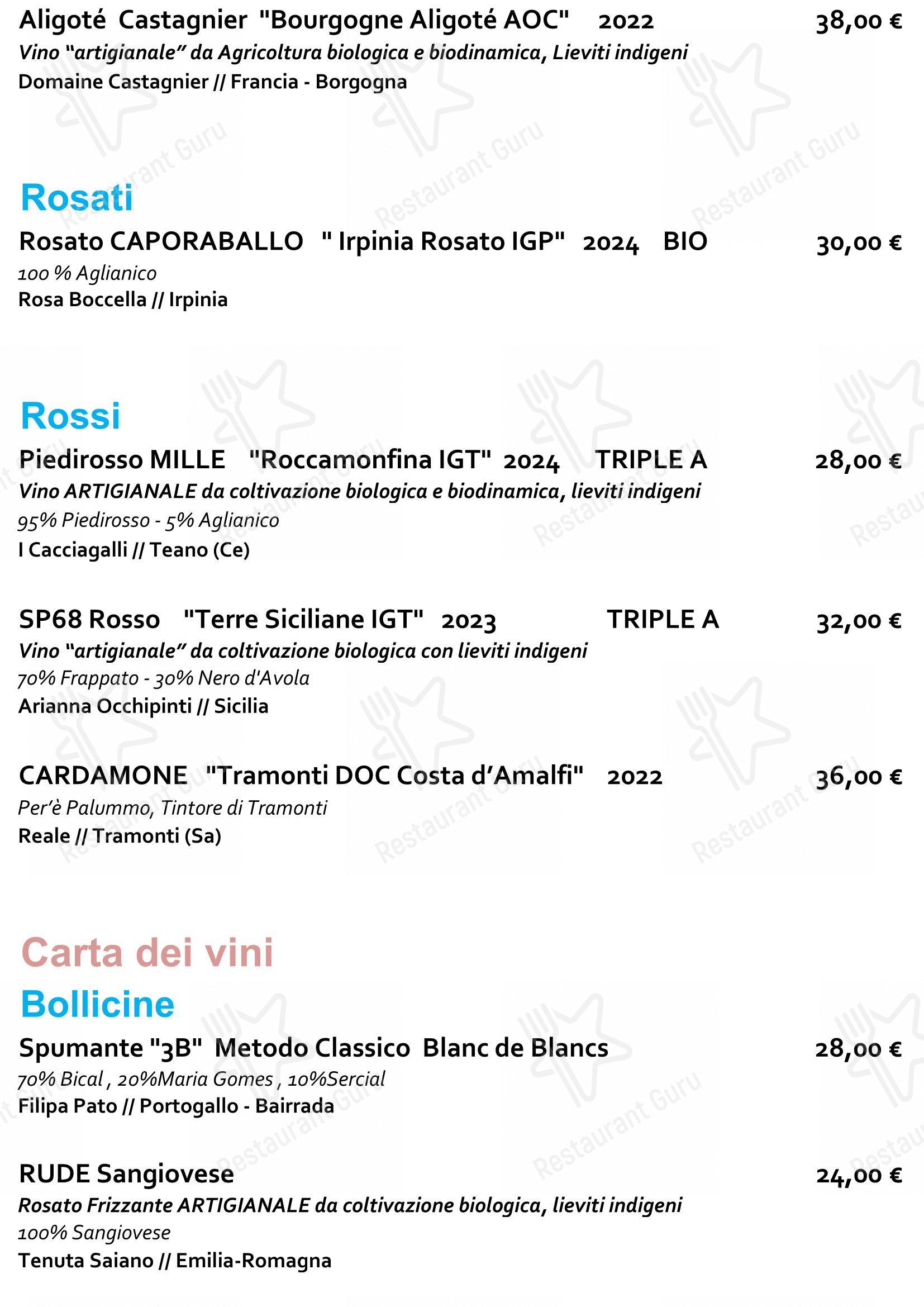 Menu di Staj Noodle Bar Chiaia - Lunch Menu