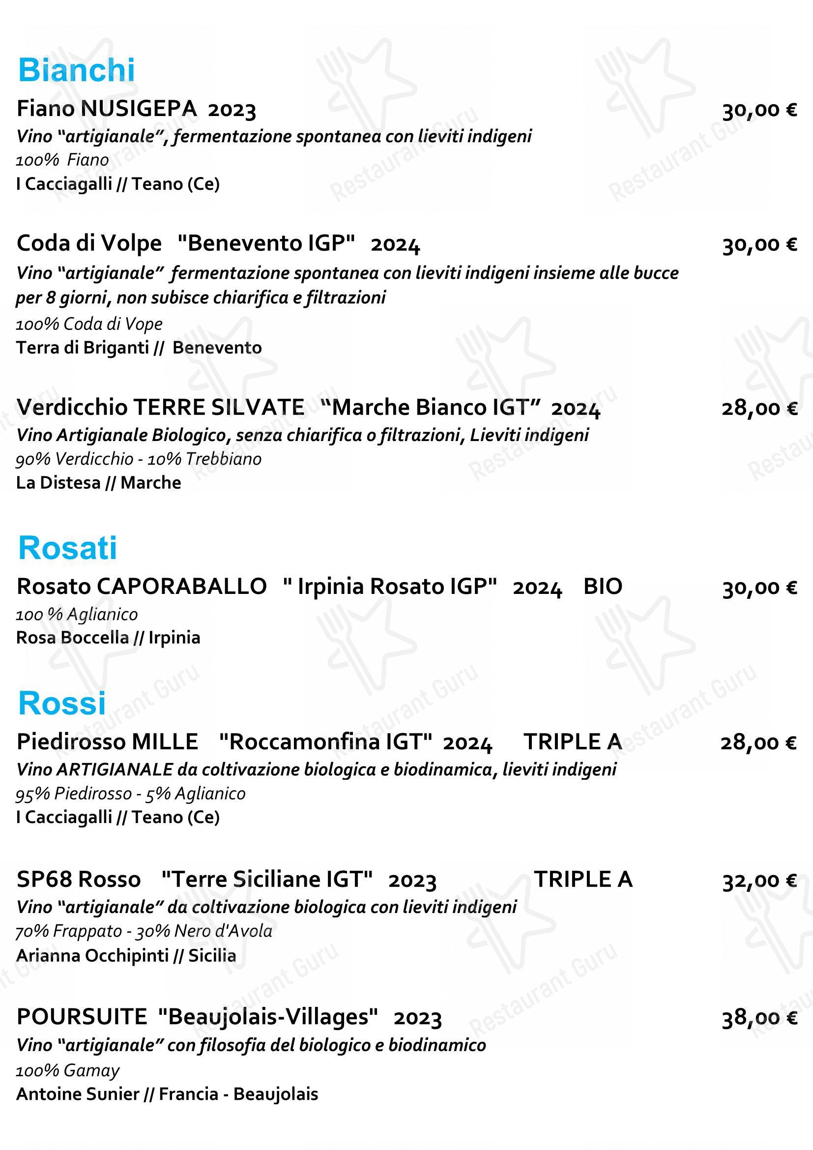 Dinner Menu per Staj Noodle Bar Chiaia in Napoli