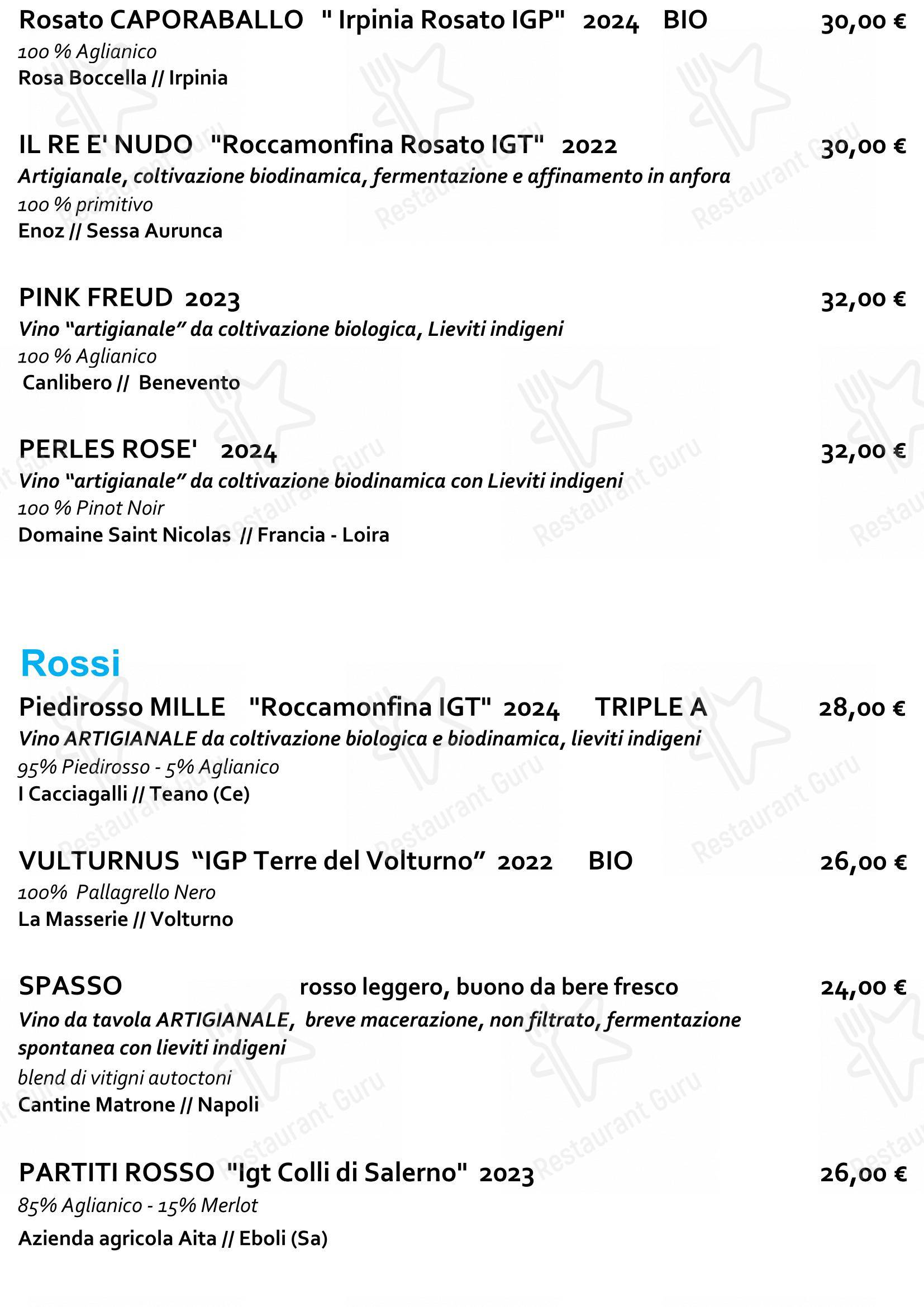 Dinner Menu per Staj Noodle Bar Chiaia in Napoli