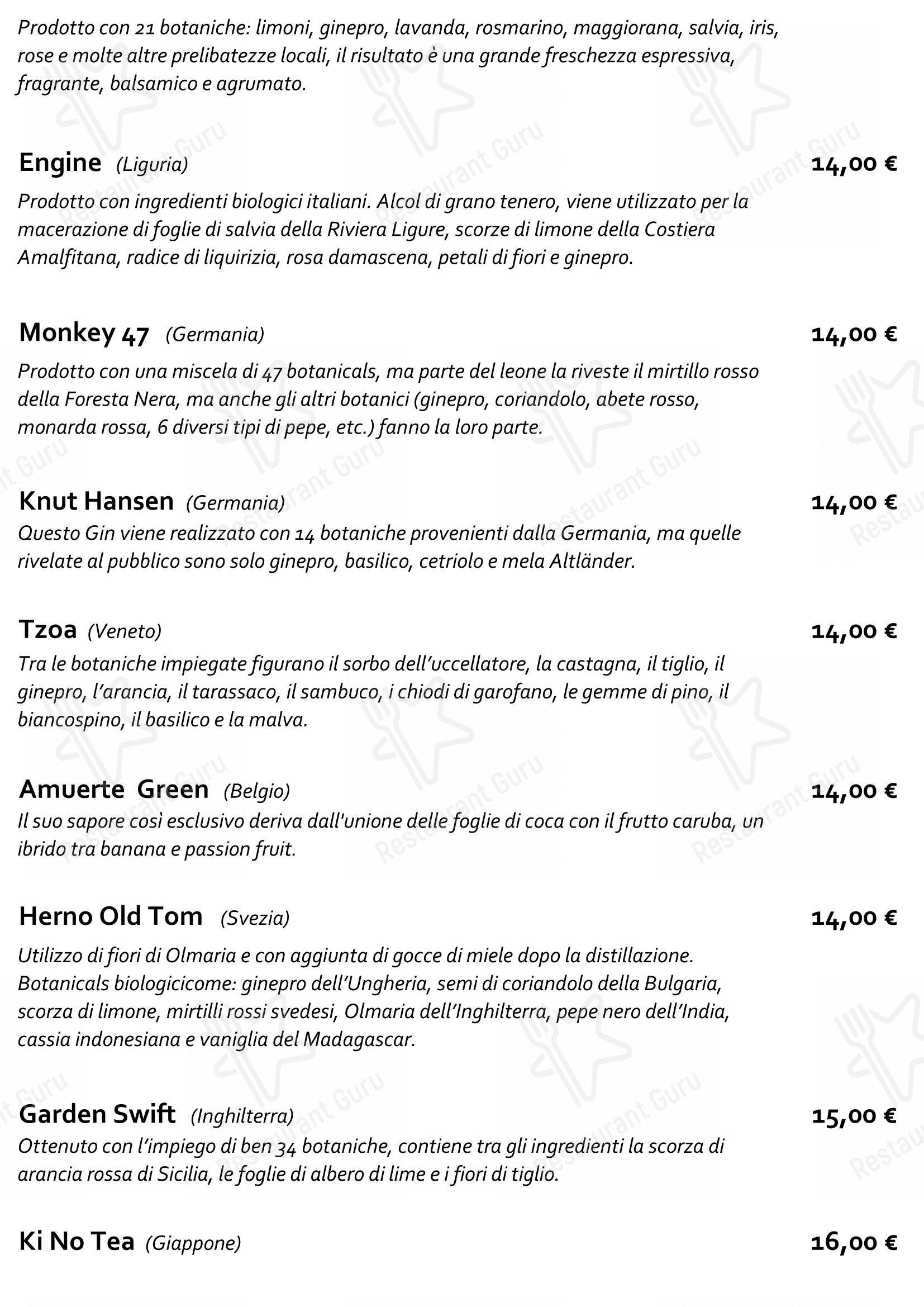 Wine Menu per Staj Noodle Bar Chiaia in Napoli