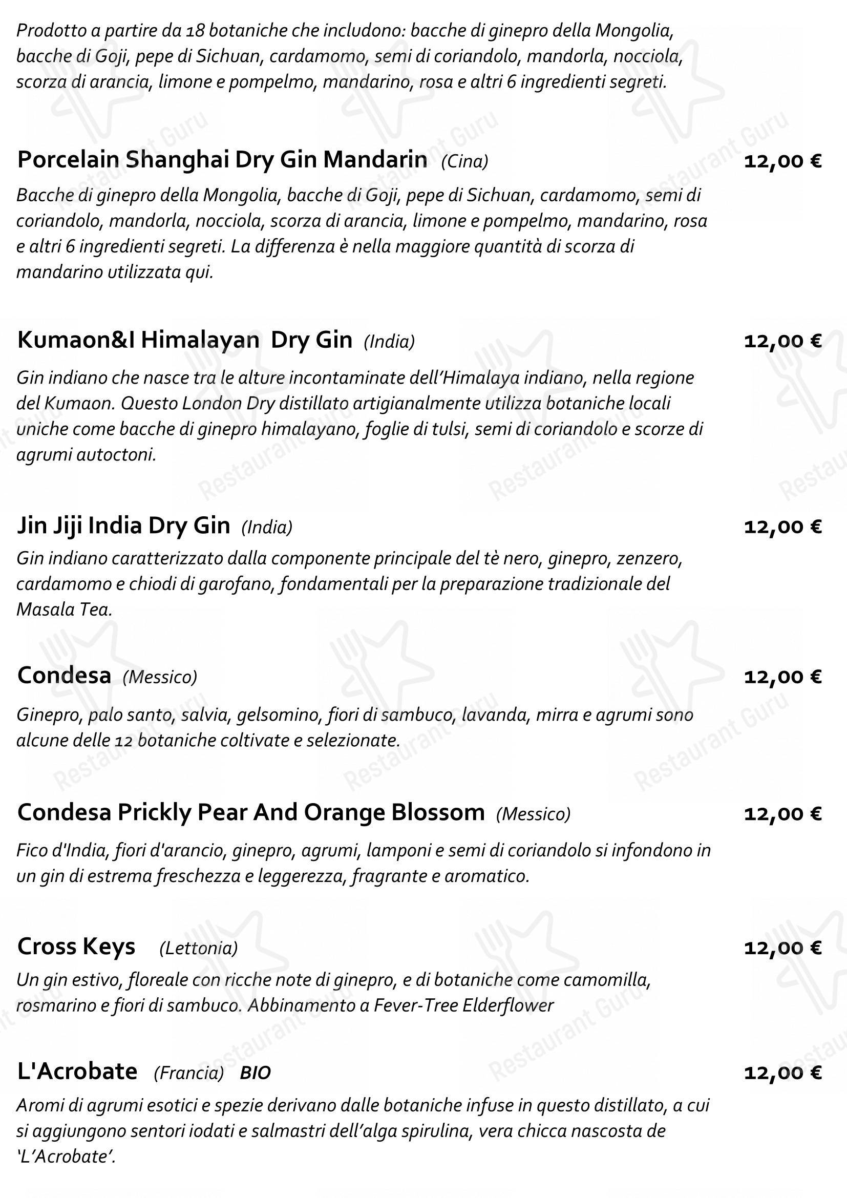 Wine Menu per Staj Noodle Bar Chiaia in Napoli