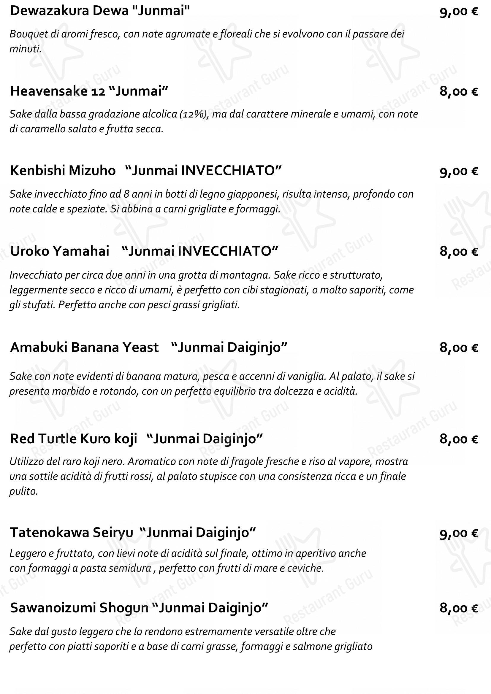 Staj Noodle Bar Chiaia in Napoli - Dinner Menu