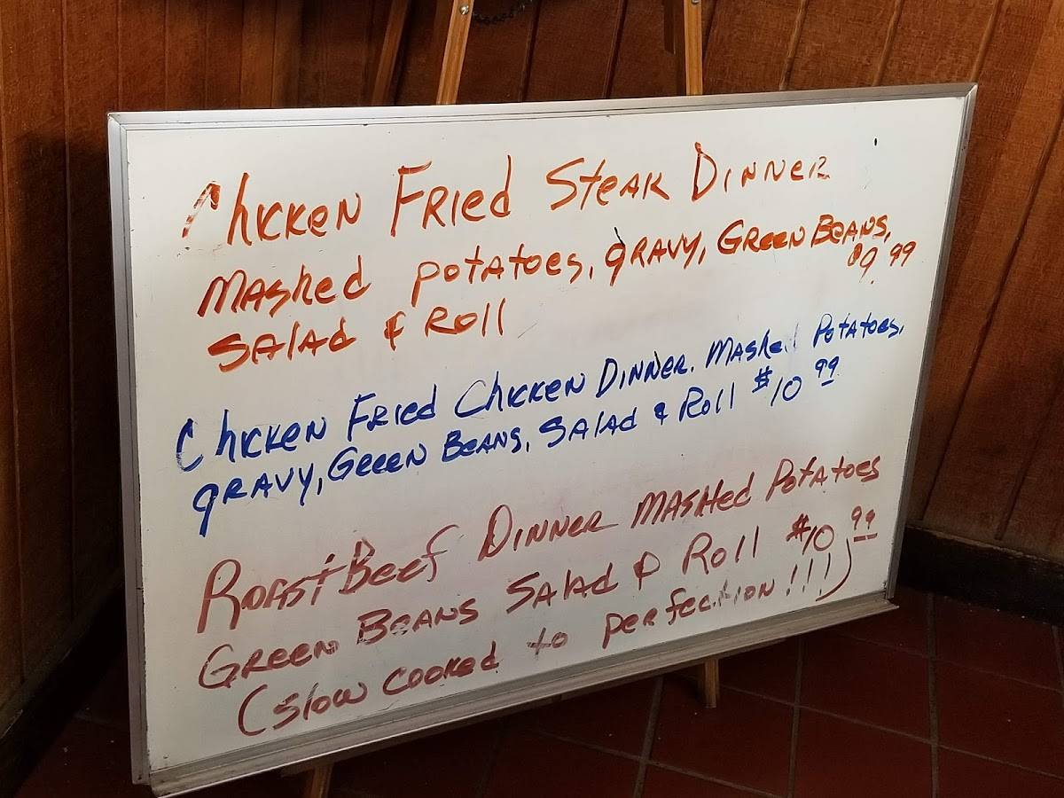 Menu at Van's Steak House steakhouse, Baxter Springs