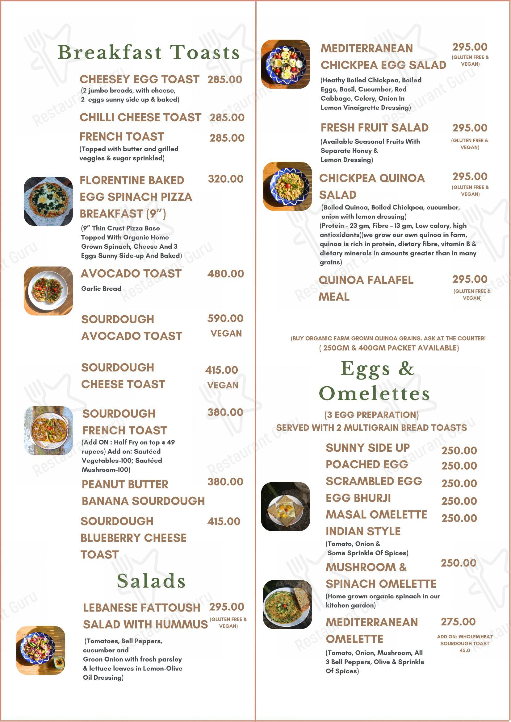 Stepout Cafe in Jaipur - Menu
