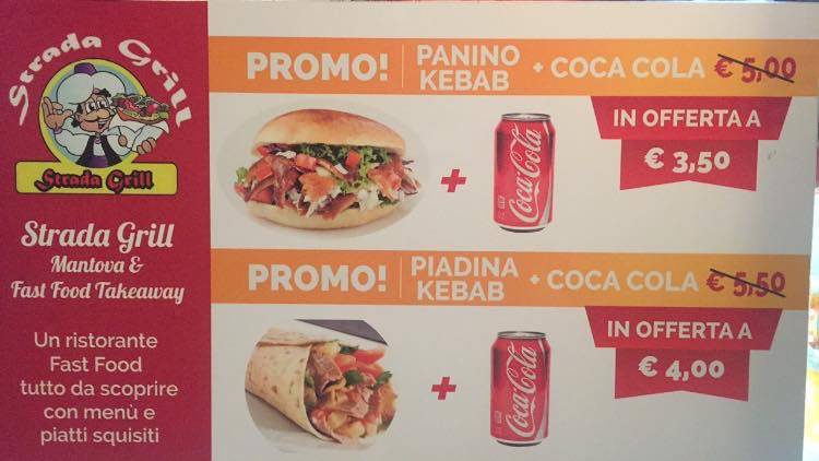 Menu di Strada Grill 