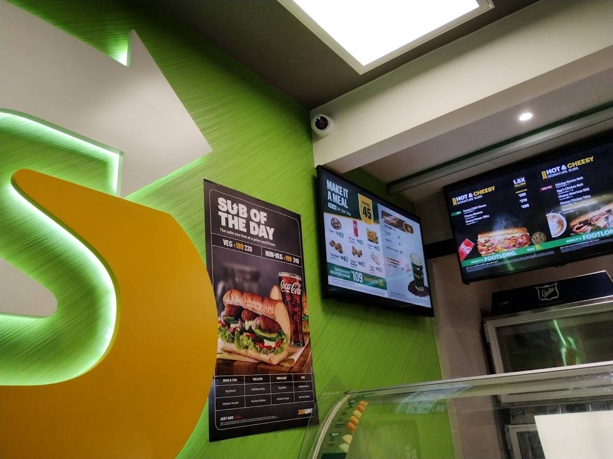 Subway Bahu Plaza menu