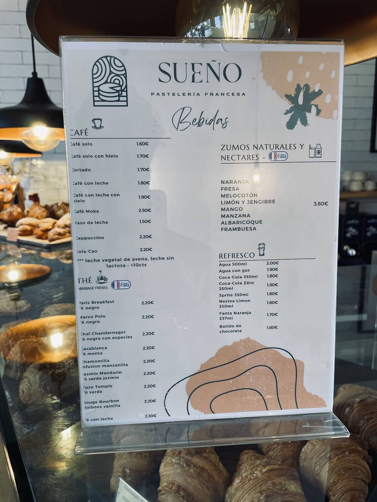Carta de Sueño Pastelería Francesa