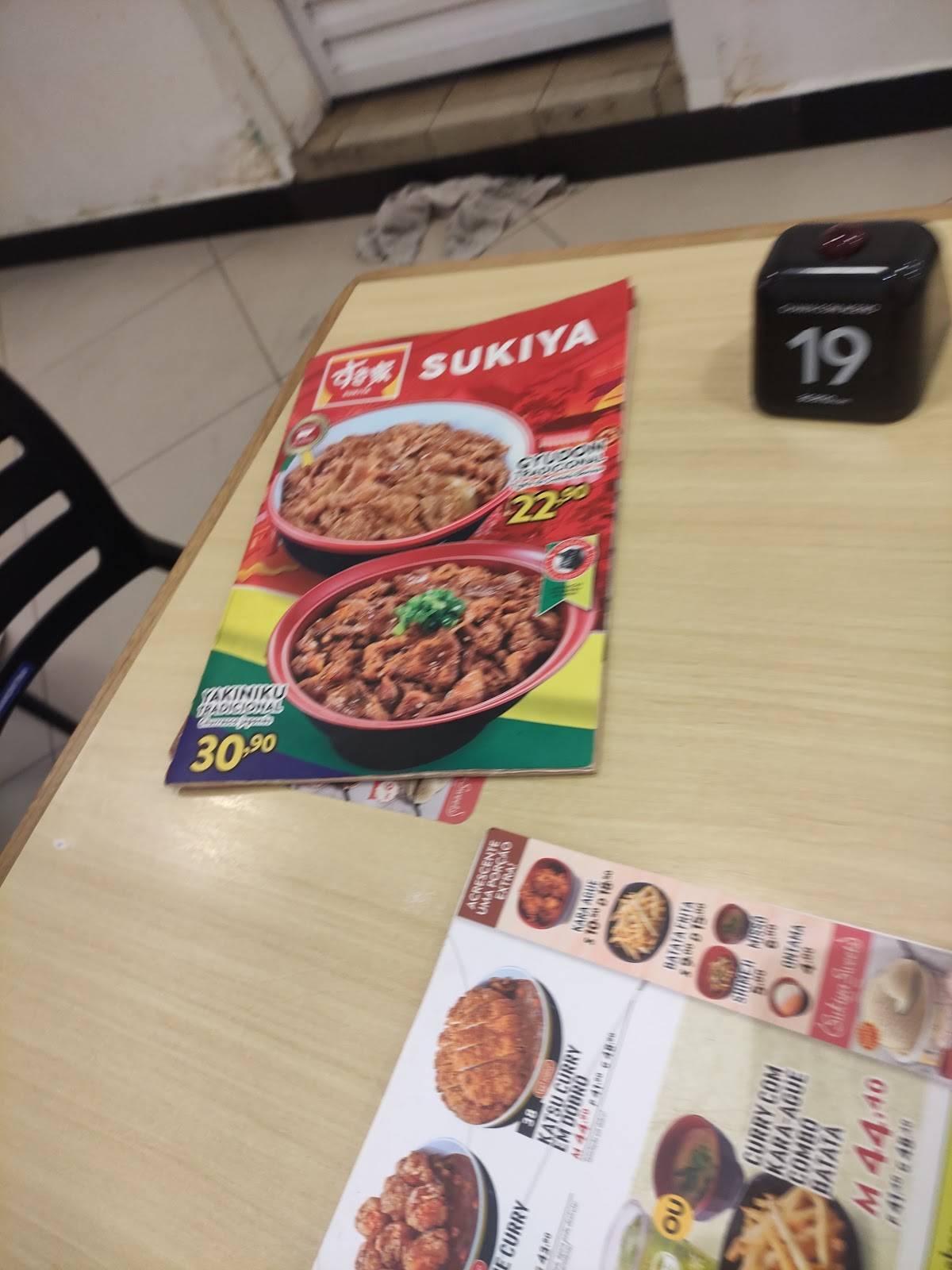 Sukiya cardápio