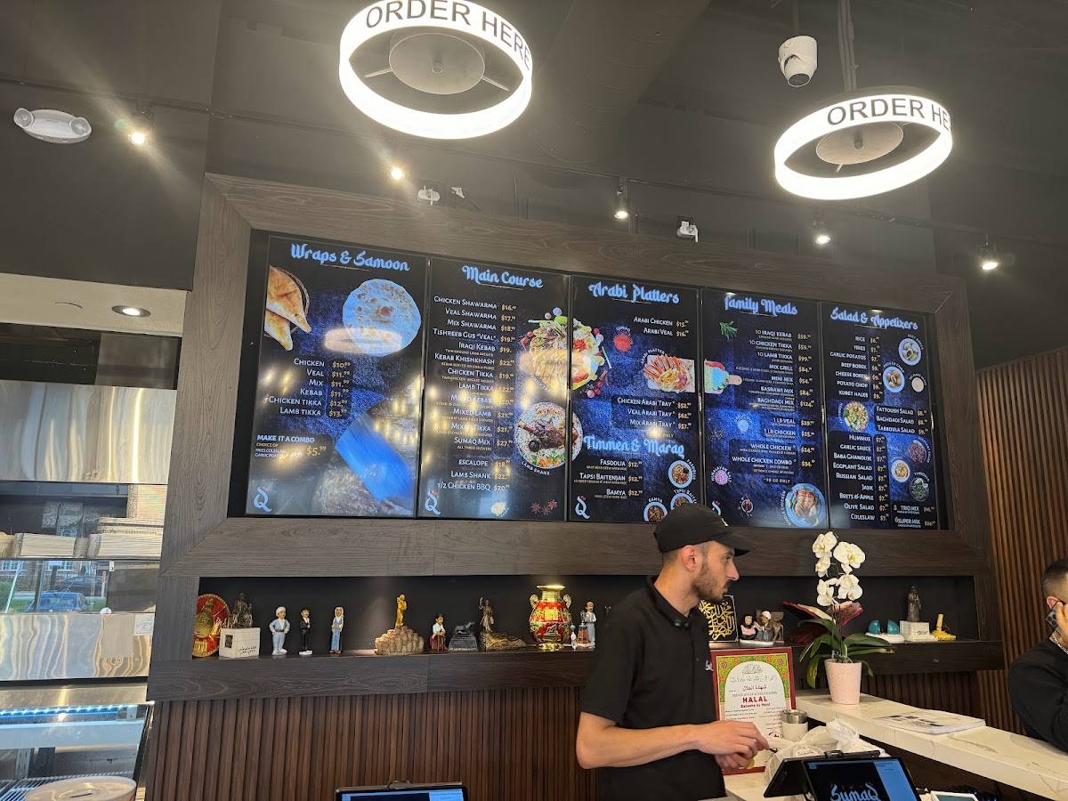 Menu at Sumaq Iraqi Charcoal Grill (Mississauga) restaurant, Mississauga