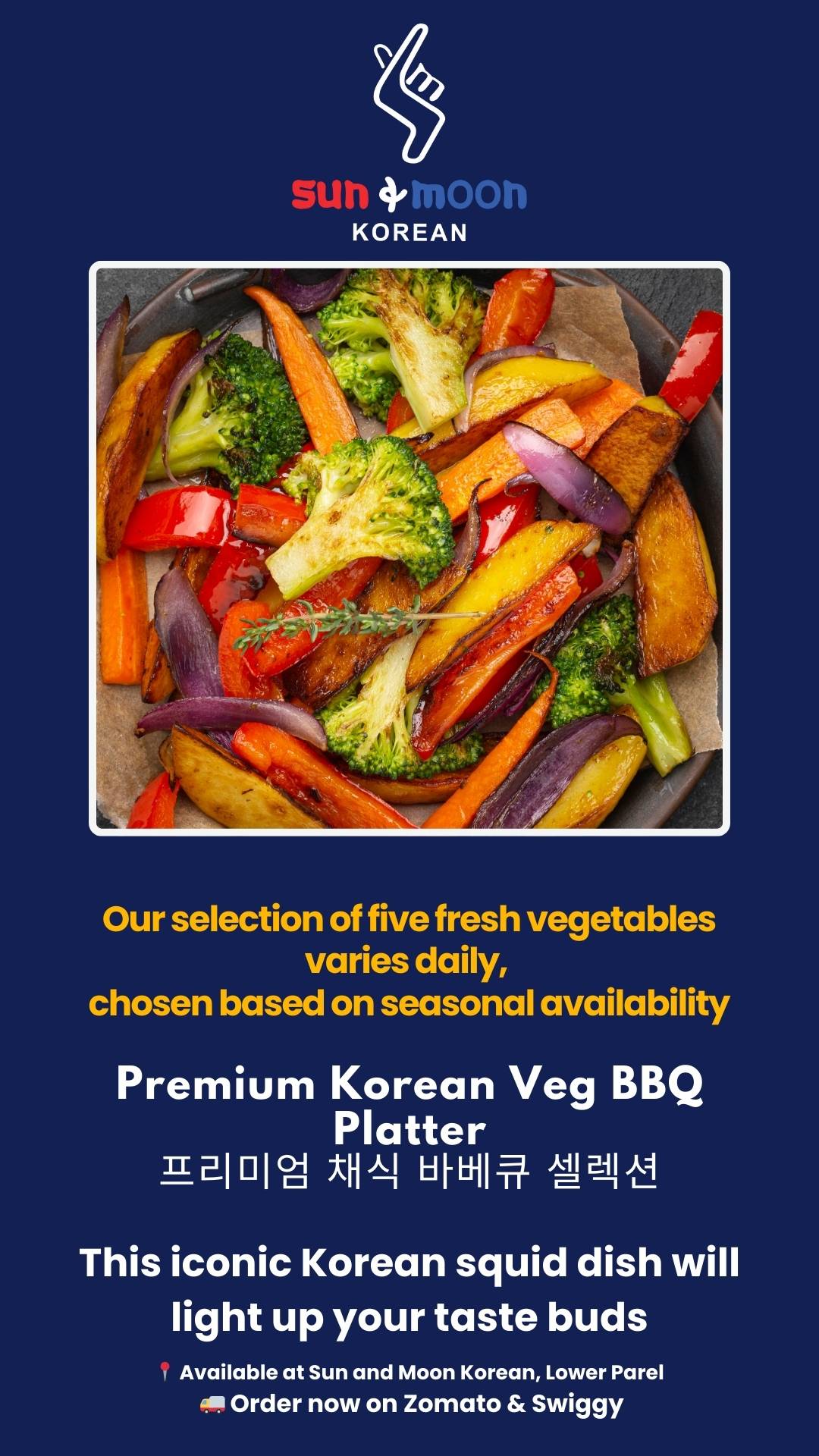 Sun and Moon Korean Restaurant menu