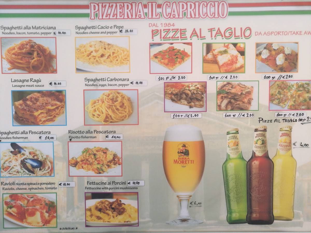 Menu di Super Pizza 