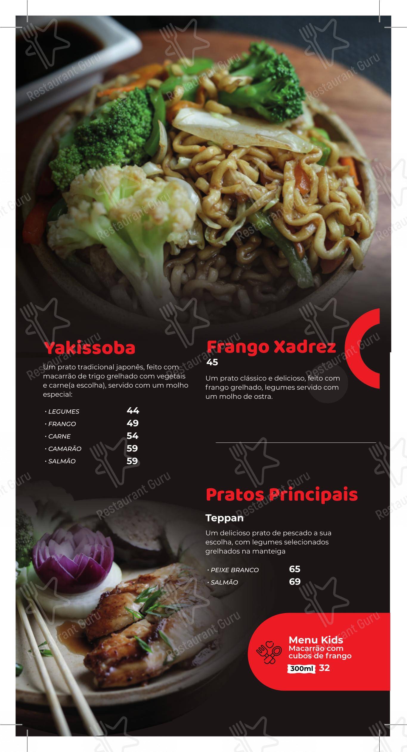 Menu para Sushi Japa Ipatinga restaurante