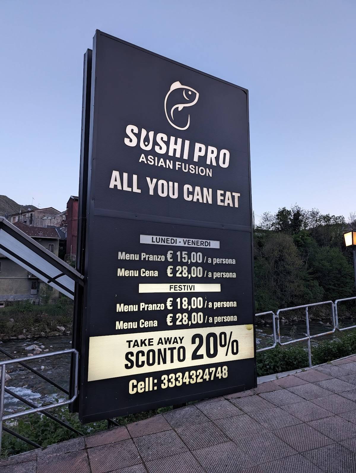 Menu di Sushi Pro 