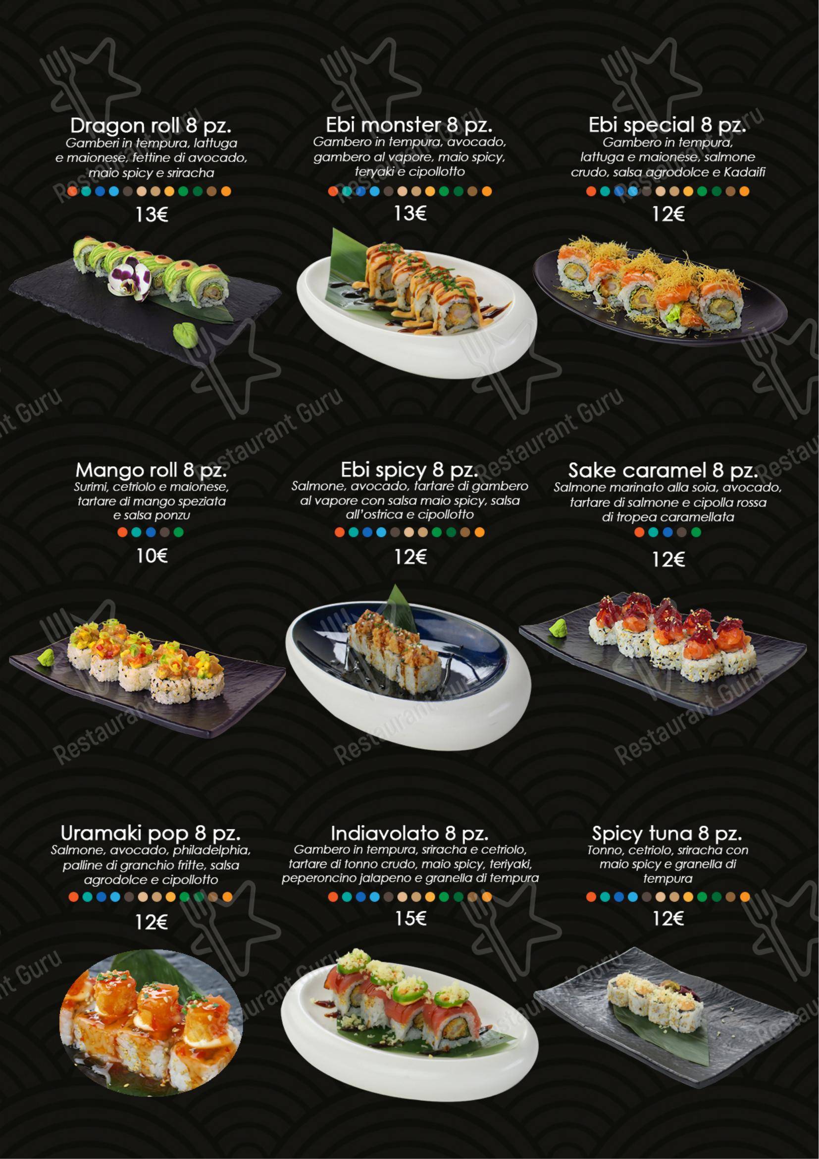 Sushic in Acqualagna - Menu