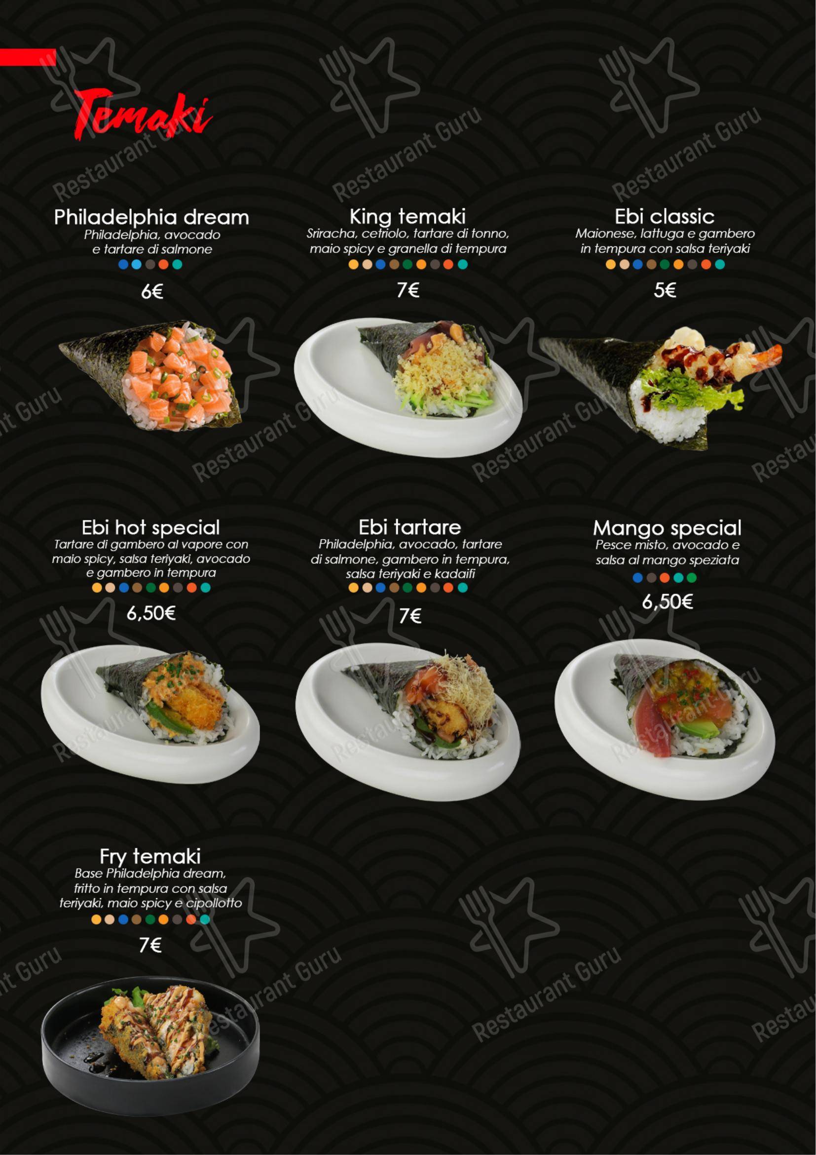 Menu di Sushic - Menu