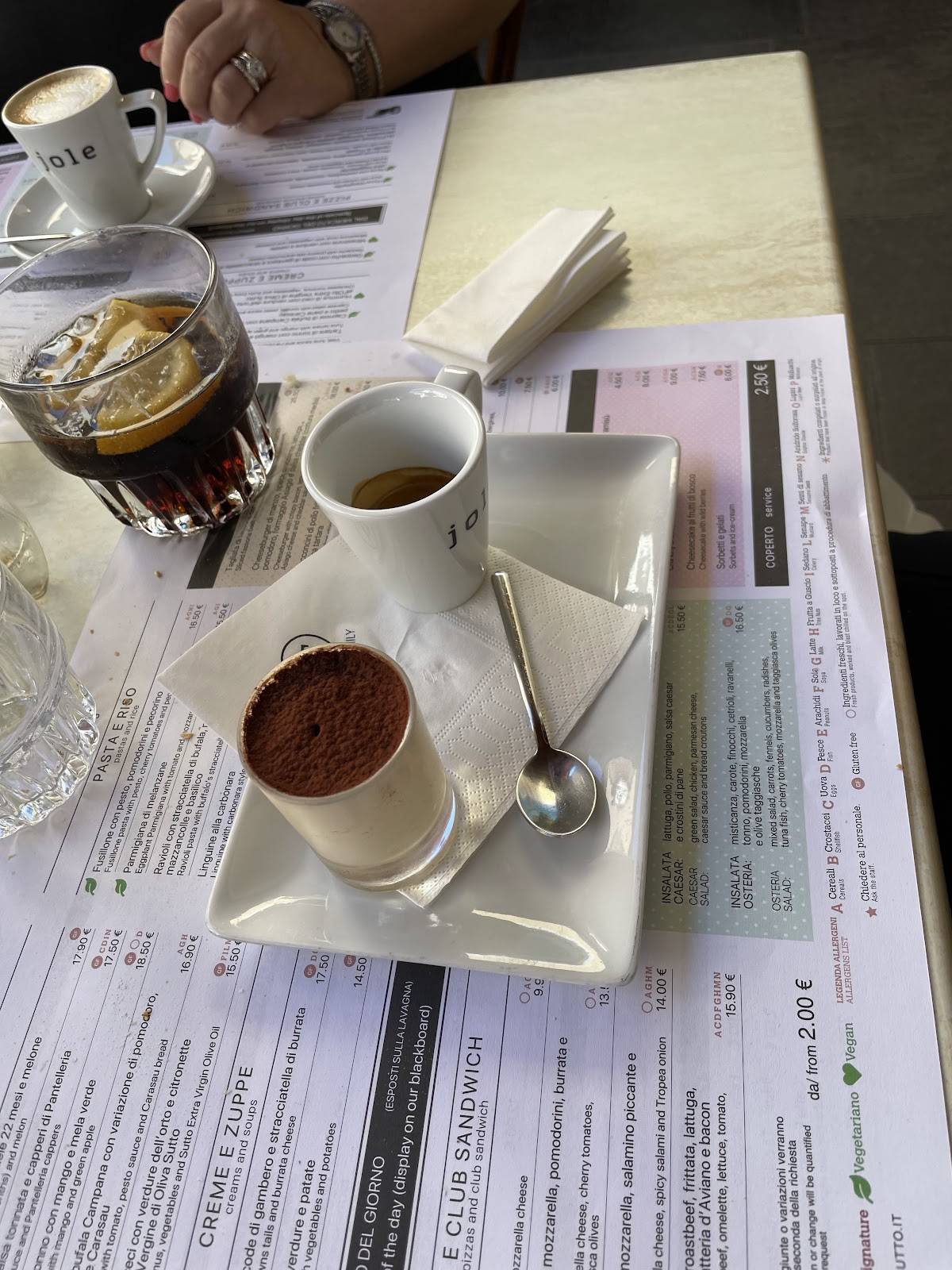 Menu di Sutto Caffè 