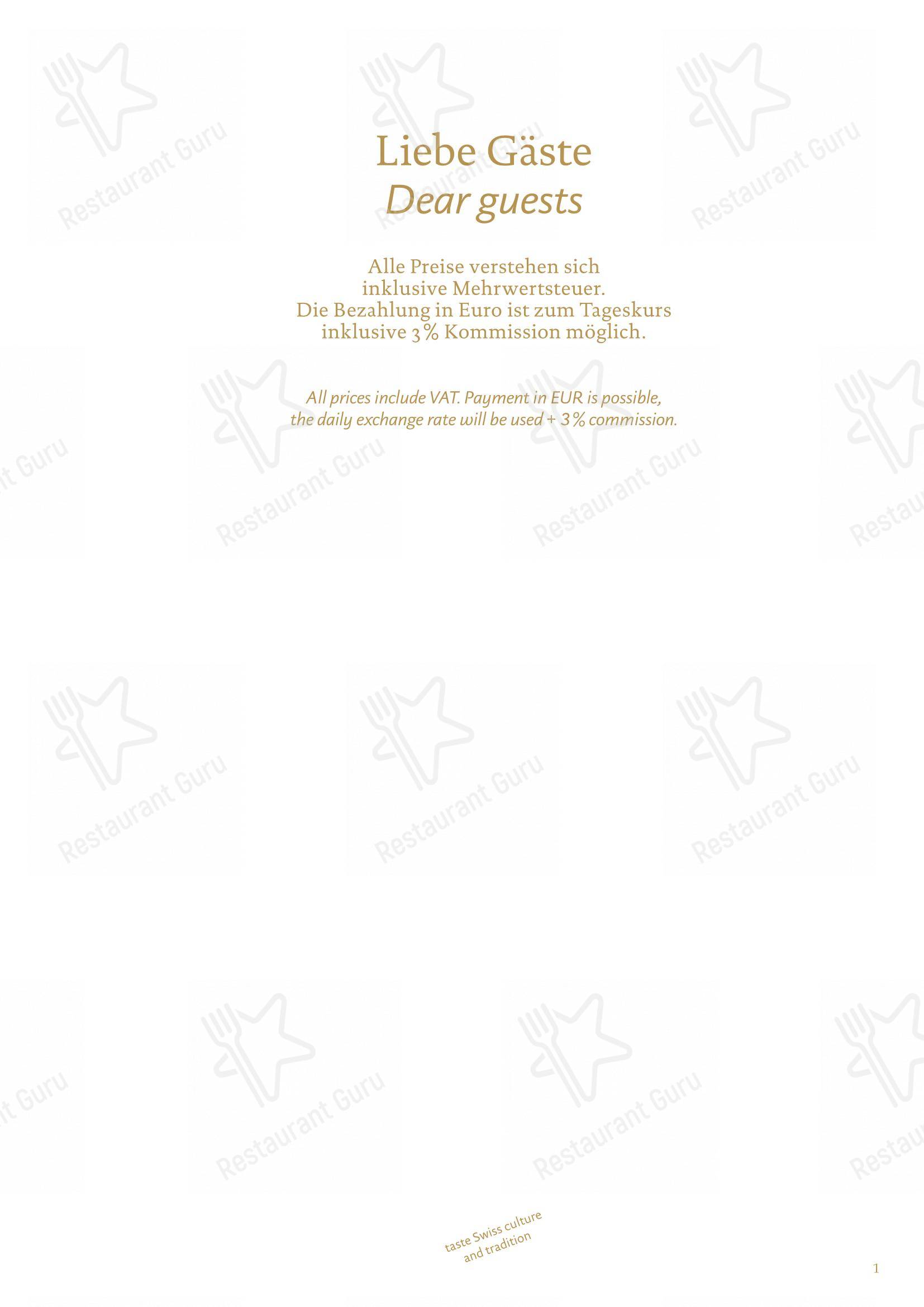 Swiss Chuchi Restaurant in Zurigo - Детское