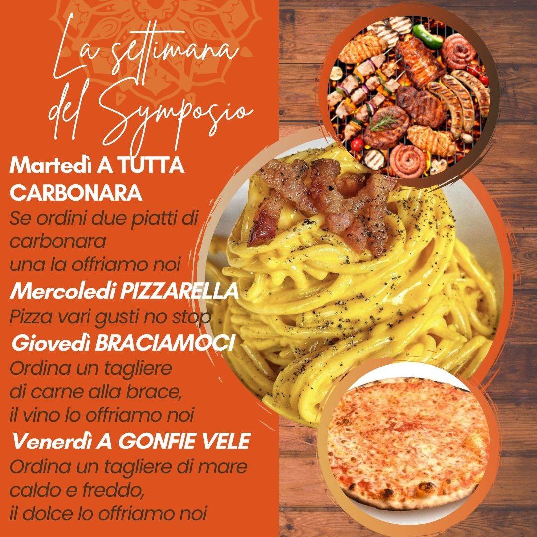 Menu di Ristorante Symposio Terme di Orte 