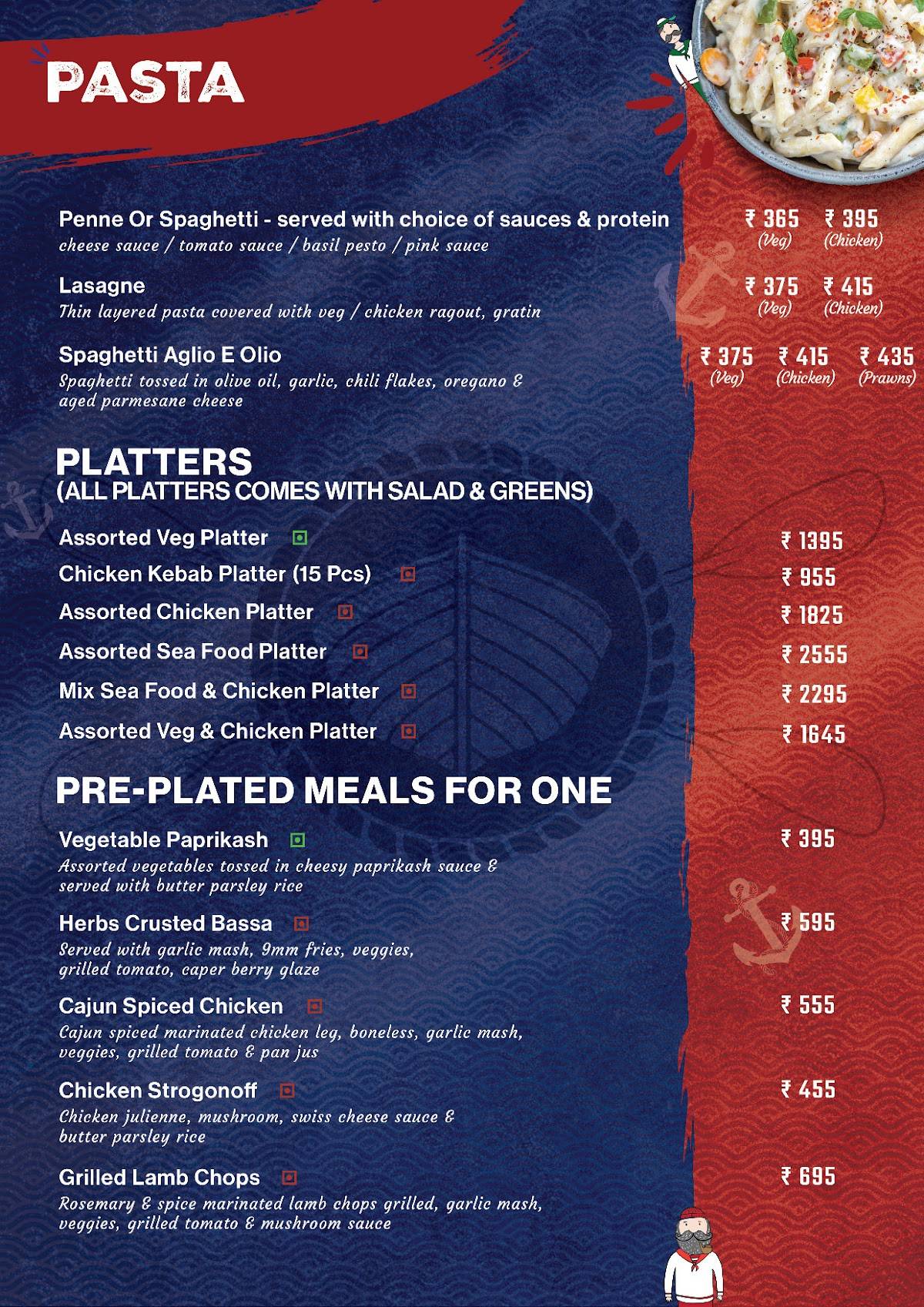 TBC The Boat Club Restaurant and Bar Mira Road menu