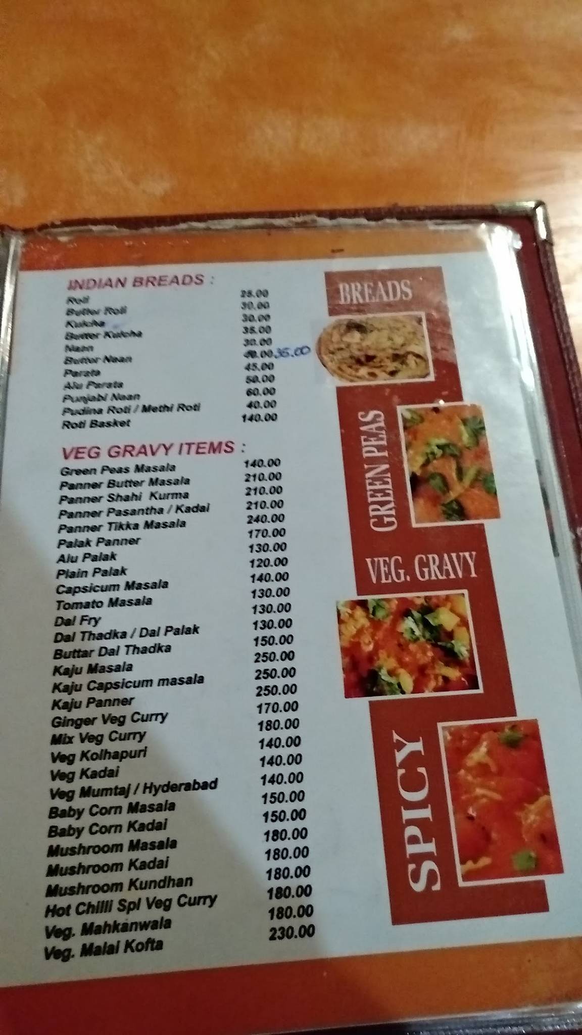 Menu at THE HOT BREADS, Ballari