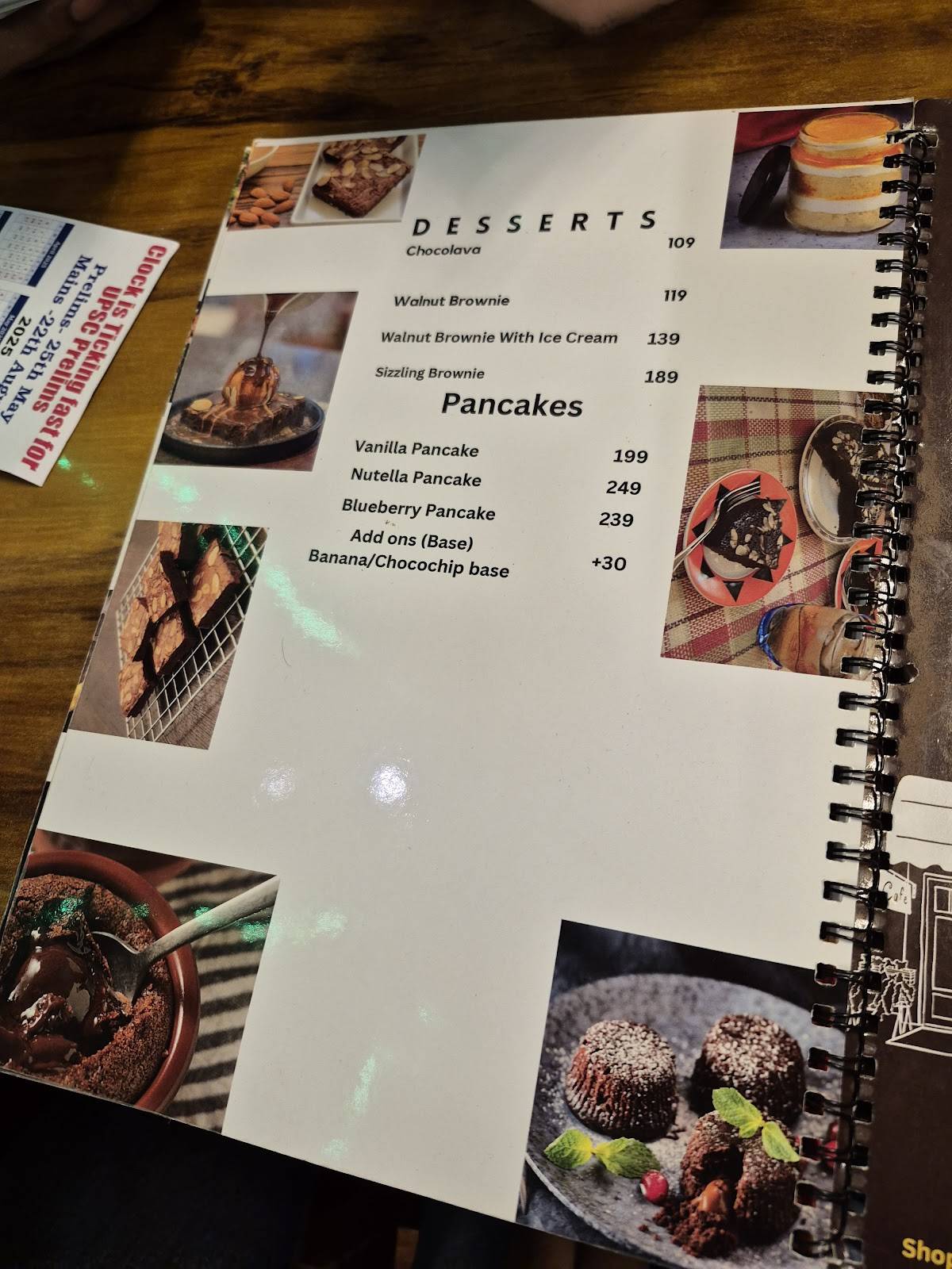 TREE HOUSE CAFE menu