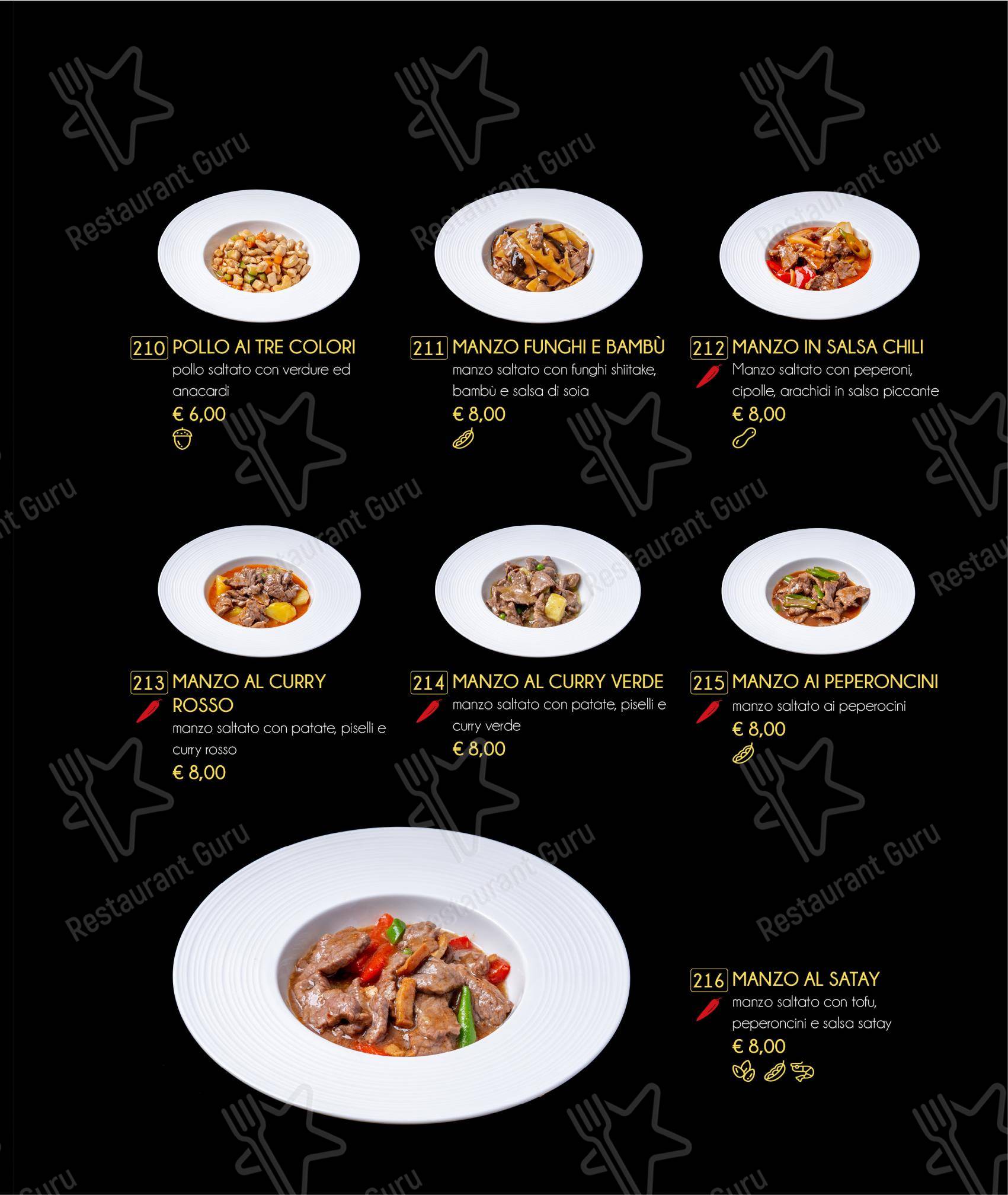 Menu di Tatsumi - Menu