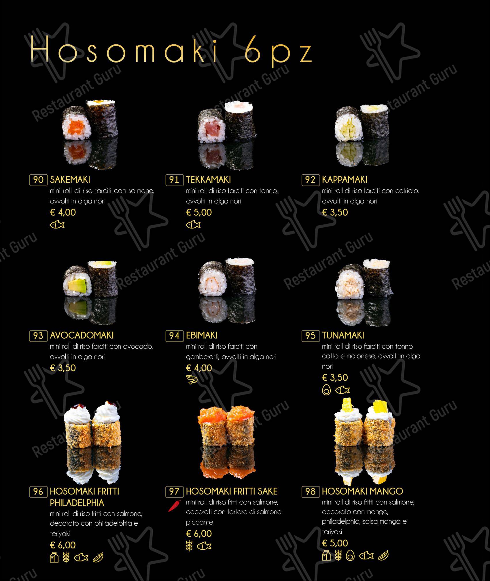 Menu bar per Tatsumi in Ferrara