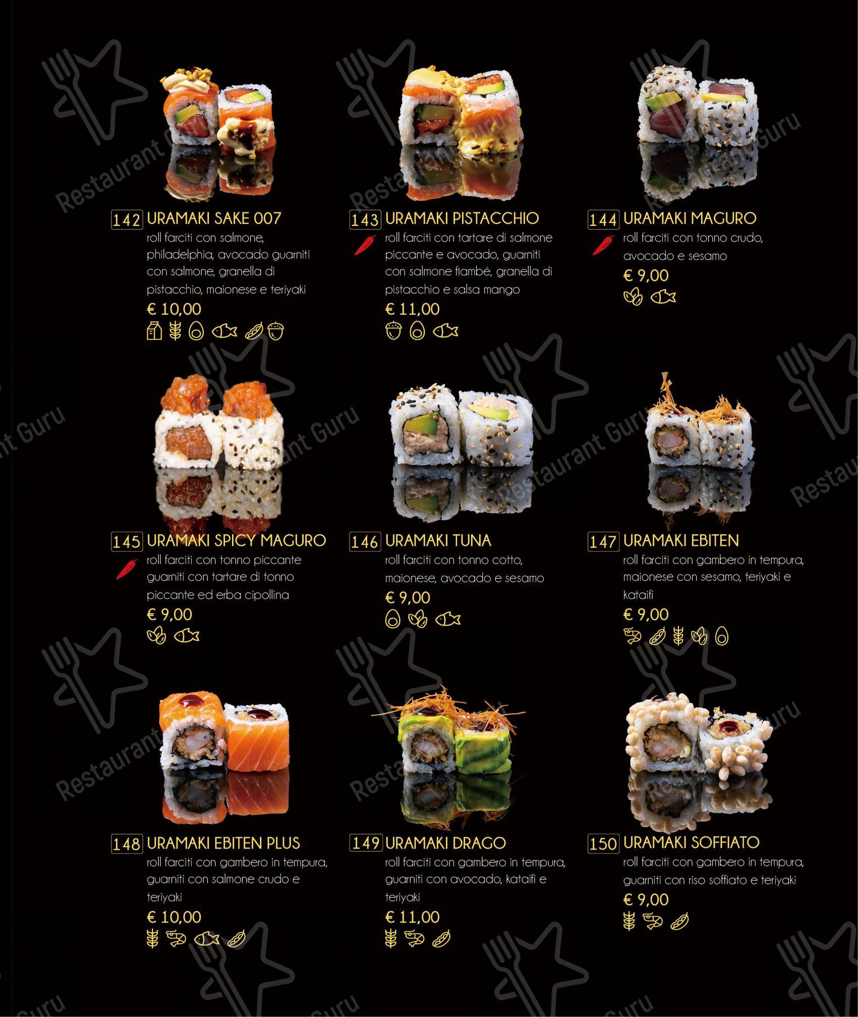 Menu bar per Tatsumi in Ferrara