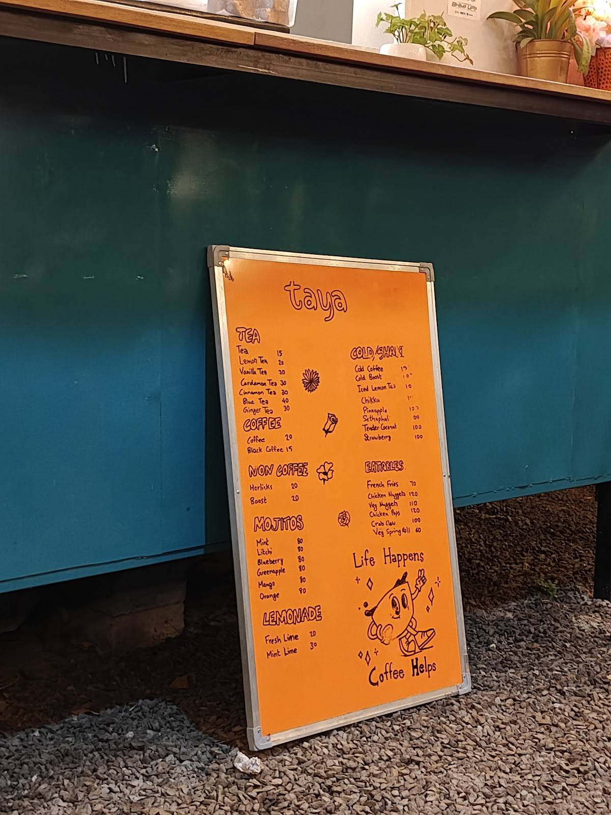 Taya menu