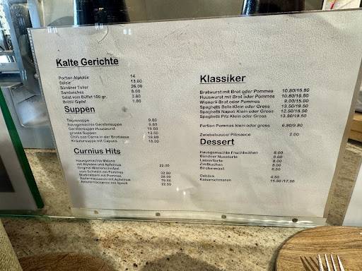 Menu di Tegia Curnius 