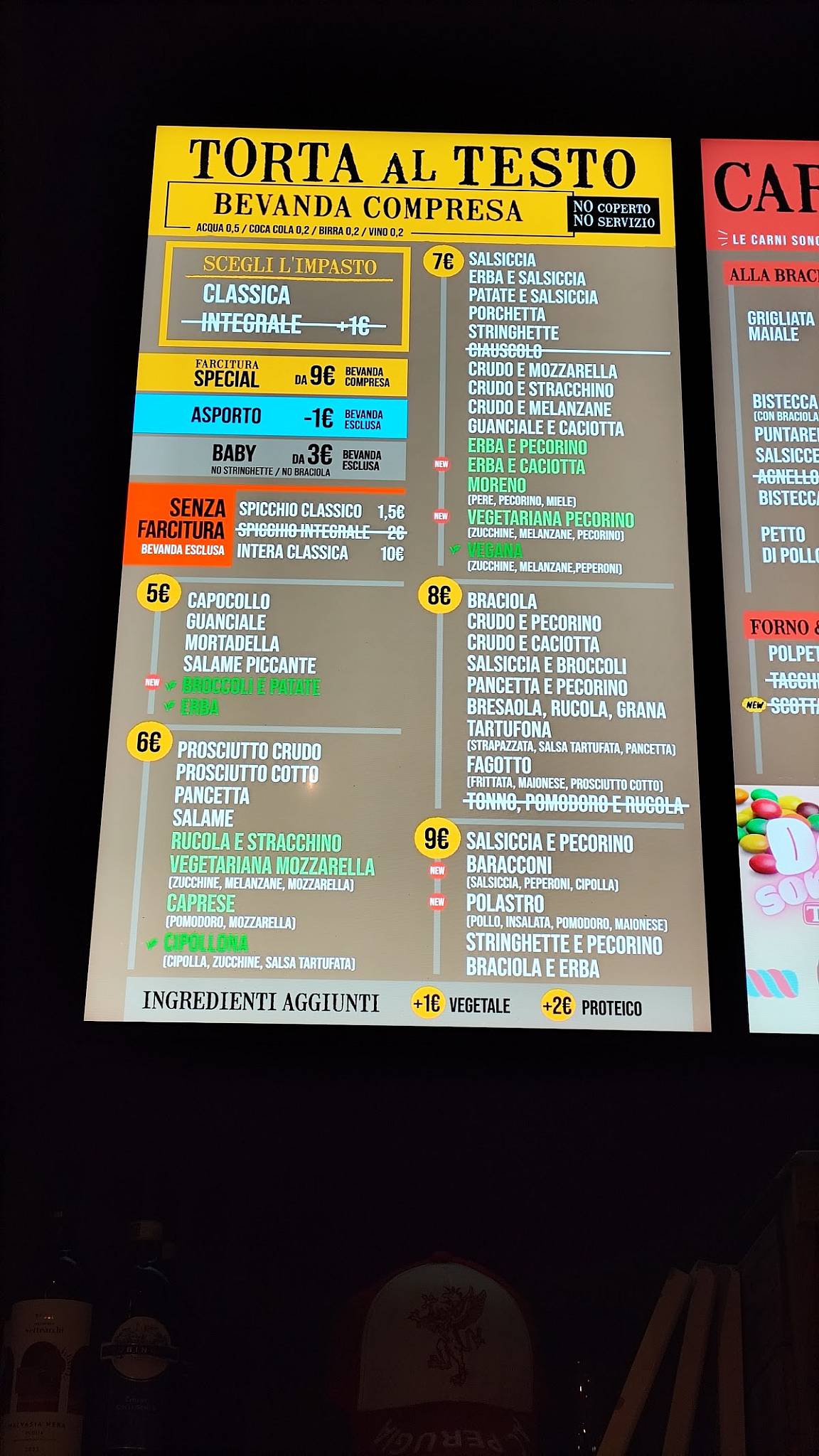 Menu di Testone 