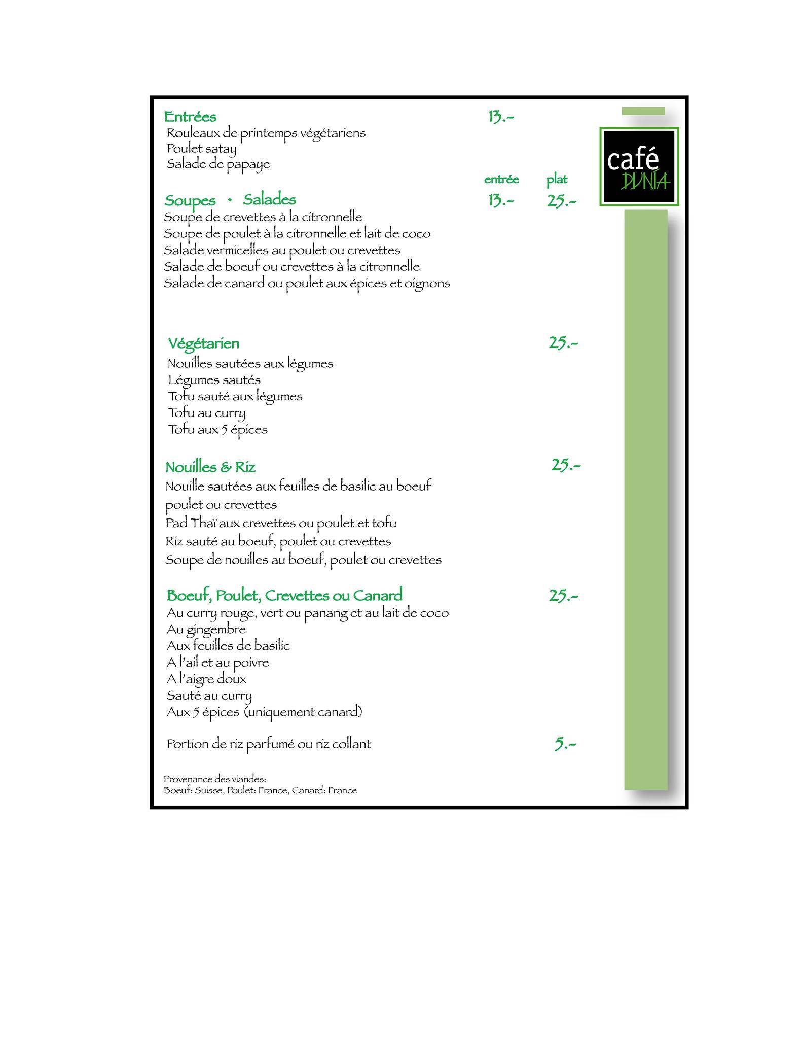 Menu di Dunia 