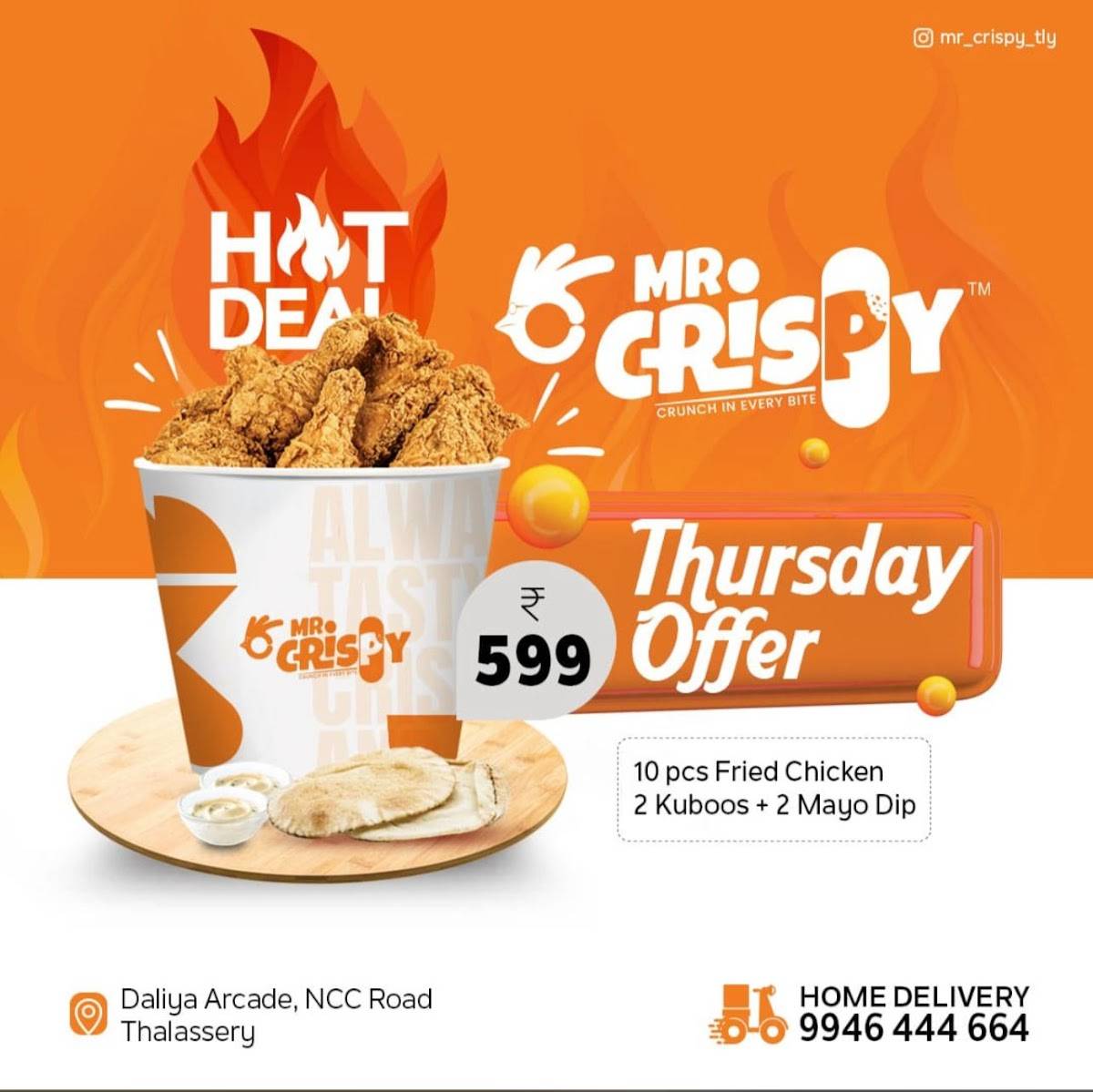 Mr crispy menu