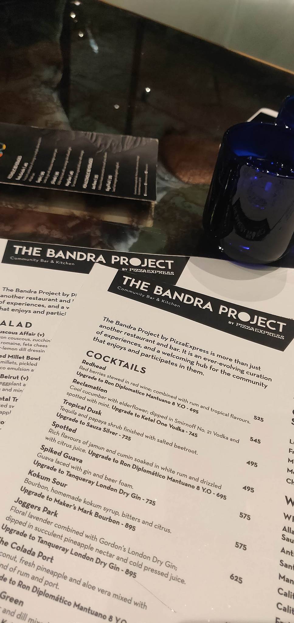 The Bandra Project By PizzaExpress menu
