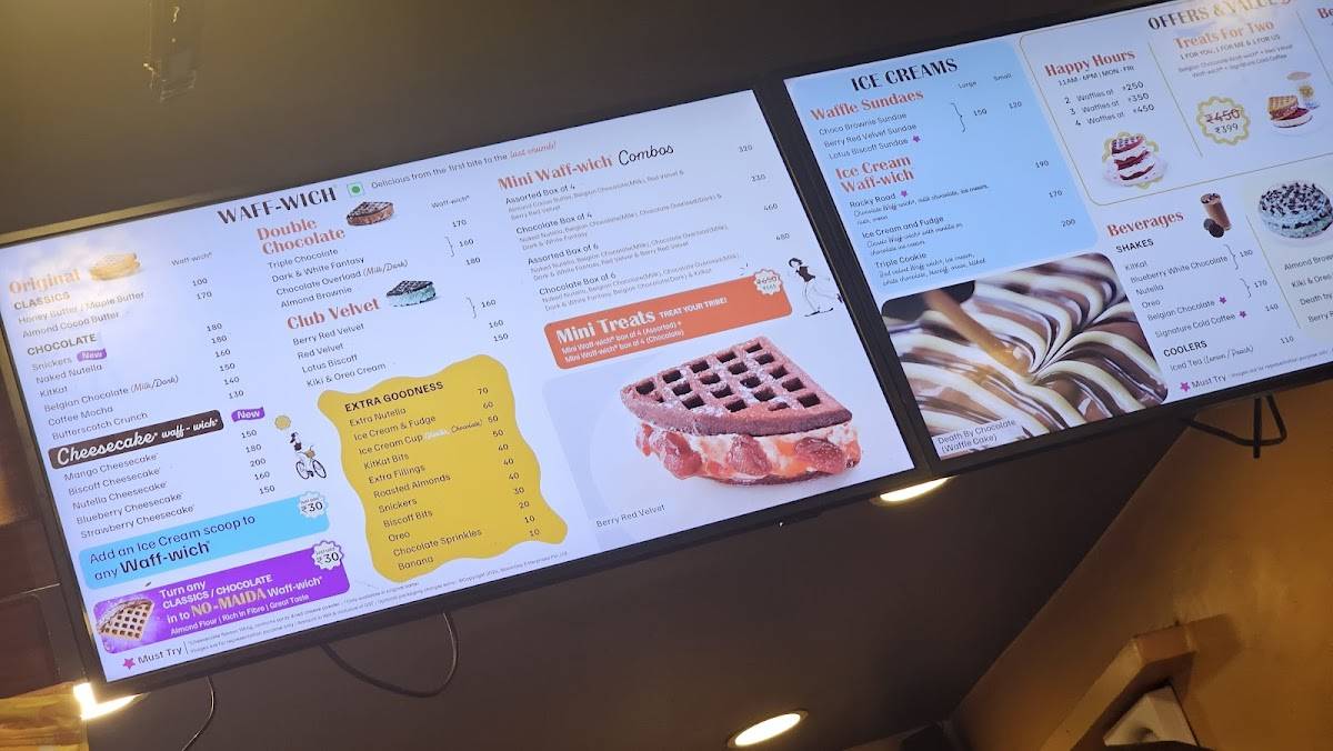 The Belgian Waffle Co. menu