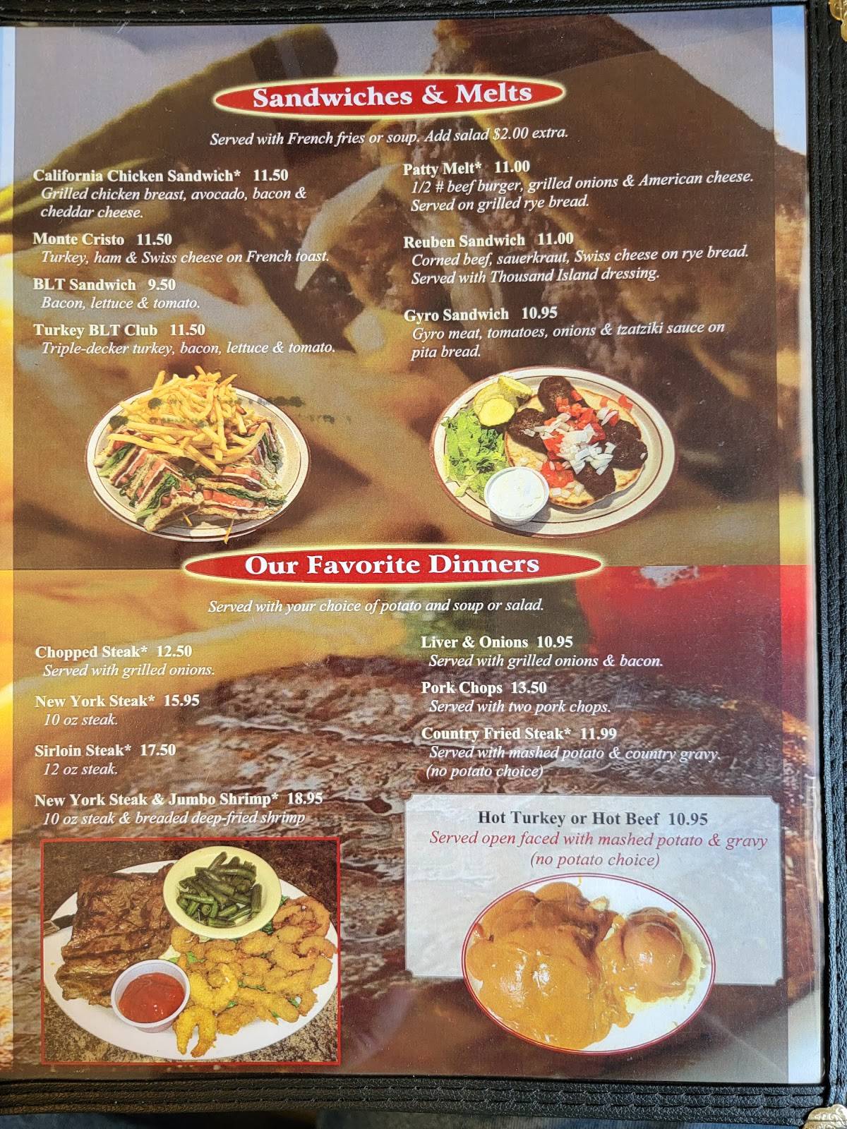 Menu at The Country Skillet Cafe, Cumberland