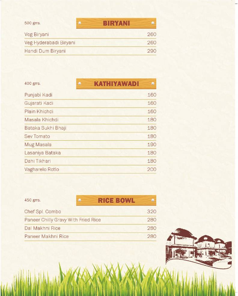 The Food Resort menu