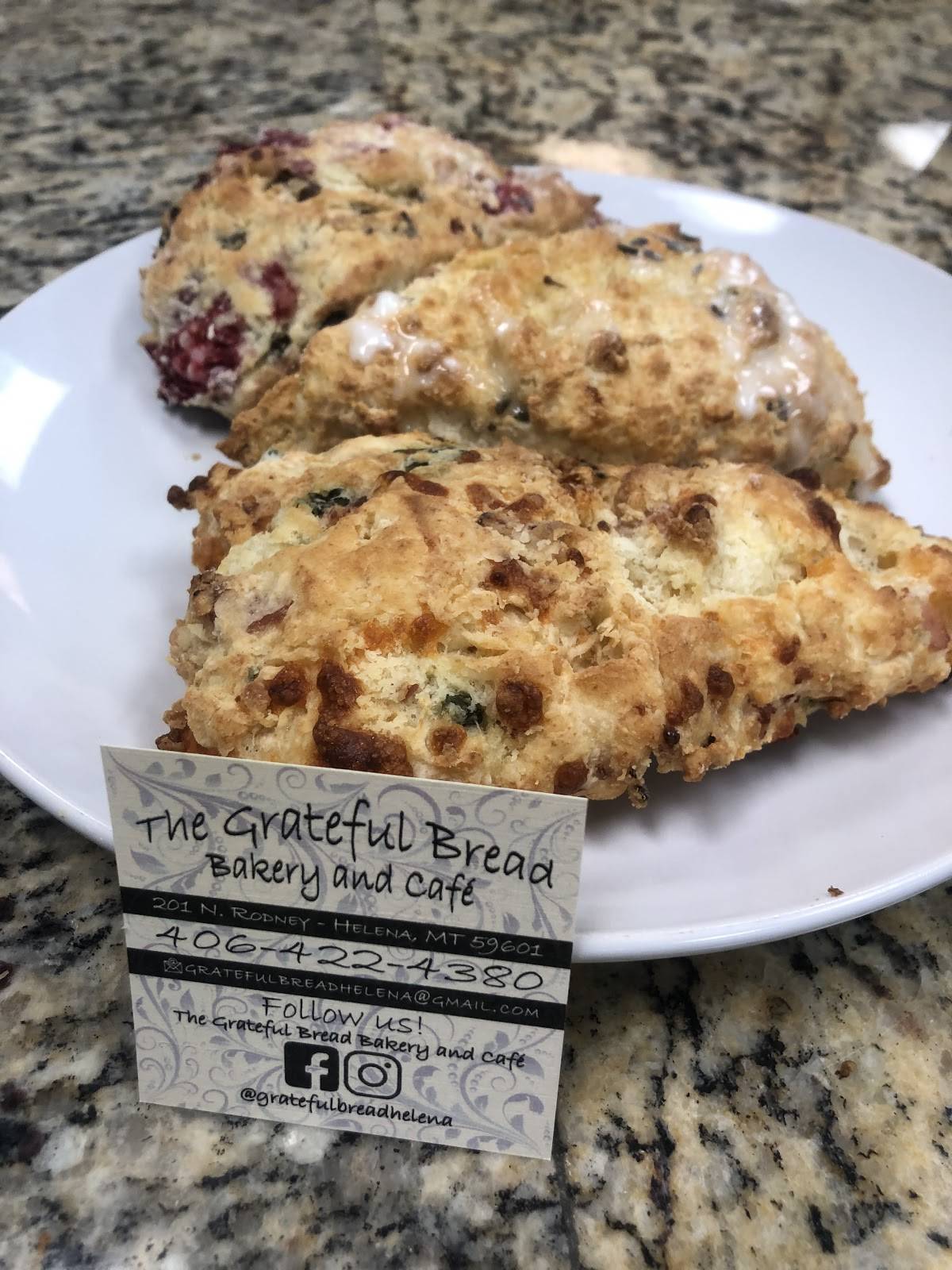 Menu at The Grateful Bread Bakery and Cafe, Helena