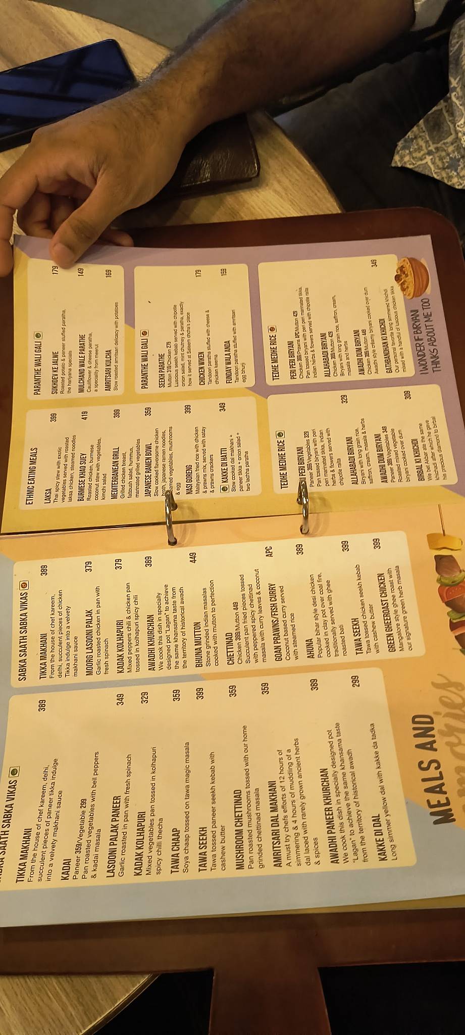 The Kitchen On Top menu