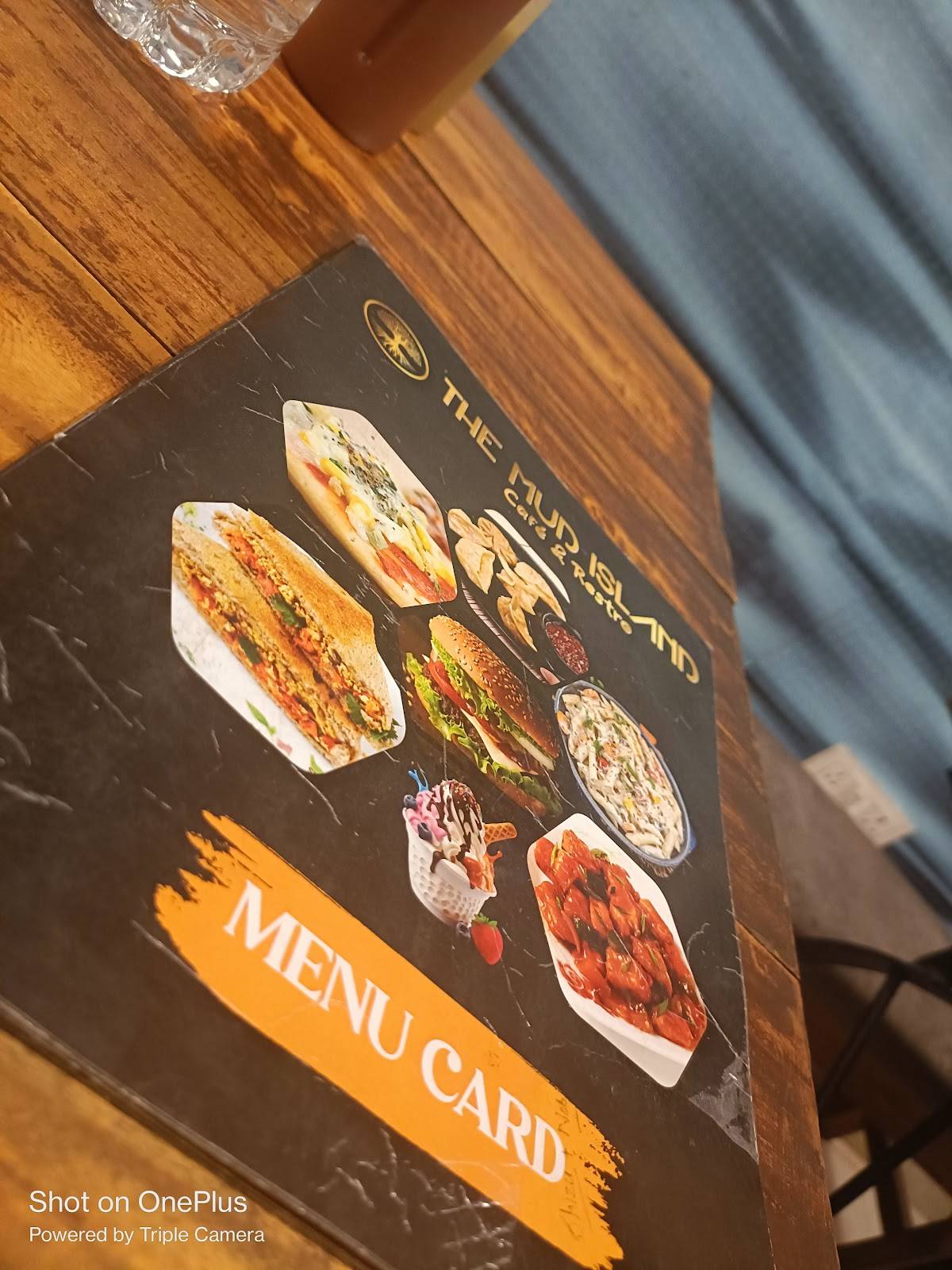 The Mud Island menu