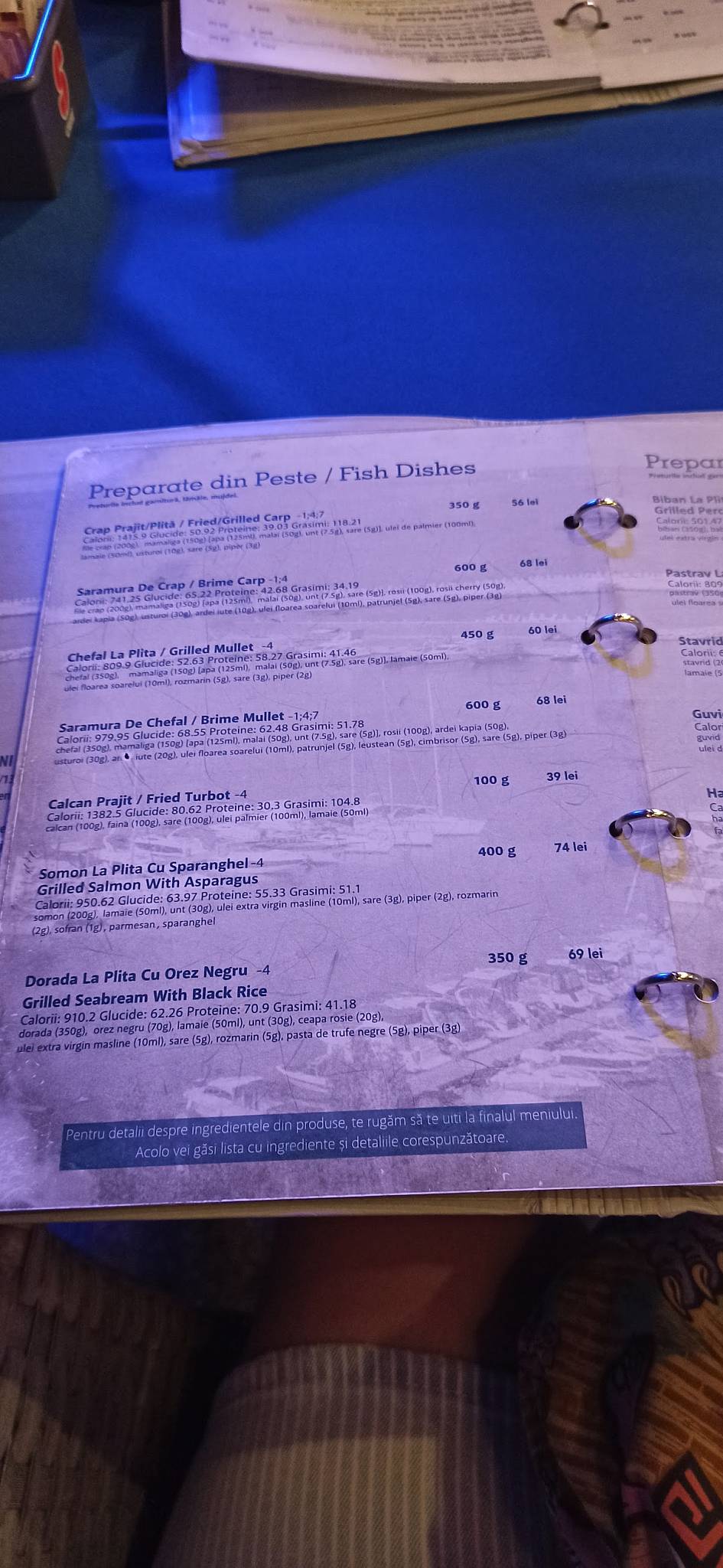 Menu de The Muse - Restaurant