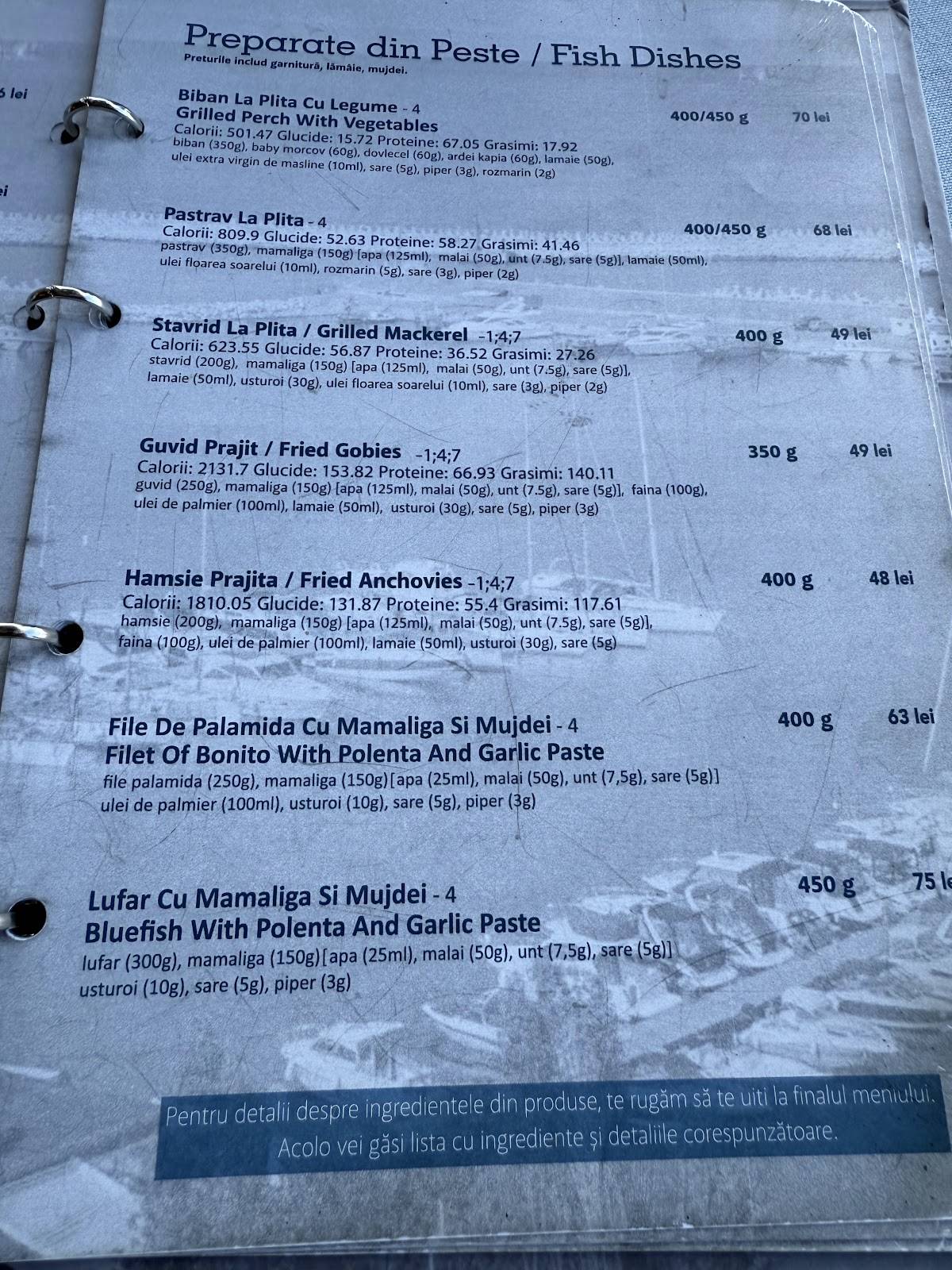 Menu de The Muse - Restaurant