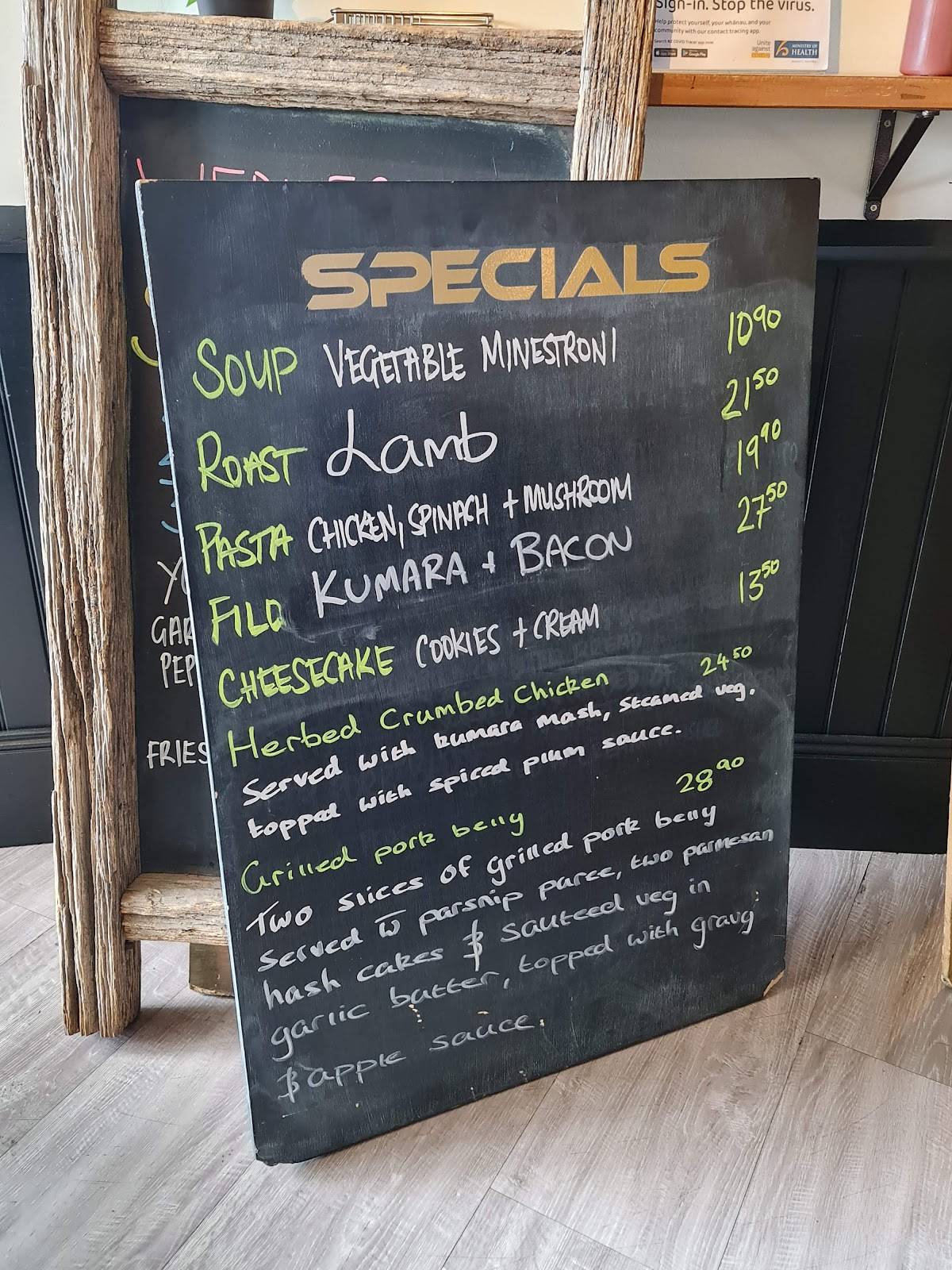 Menu at The Rope and Twine pub & bar, Dunedin