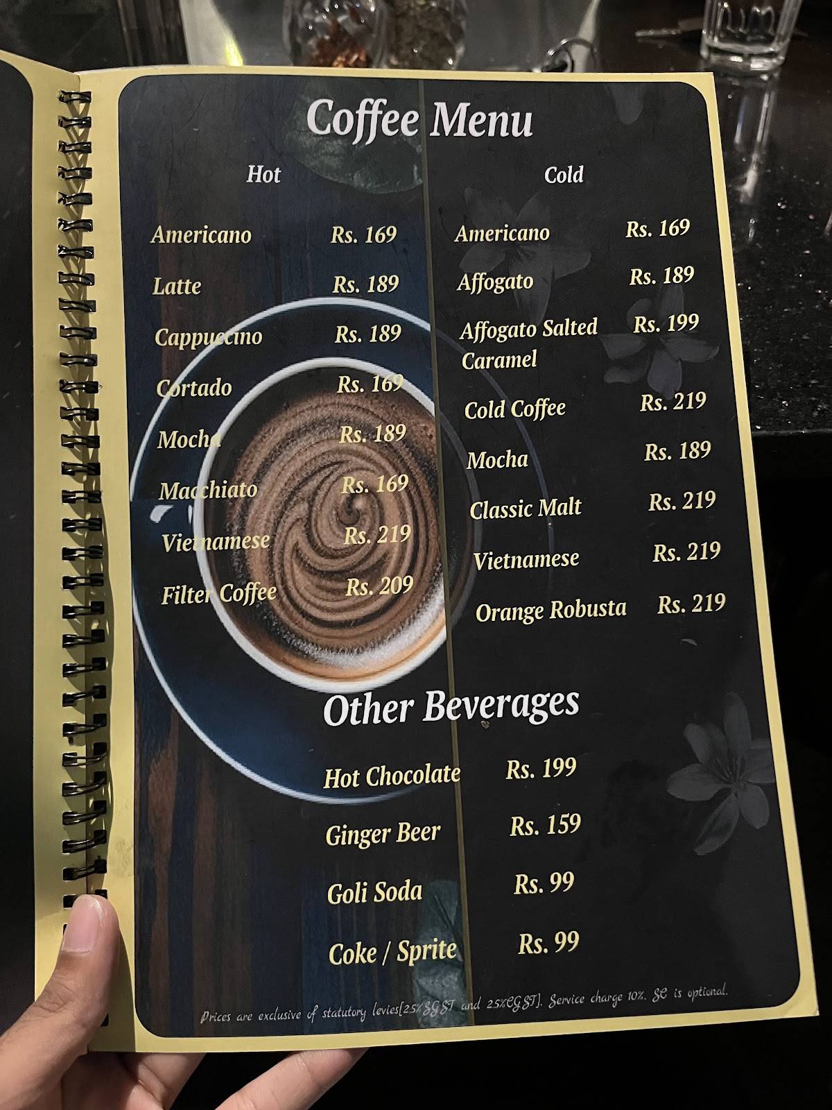 The Summer House Eatery menu