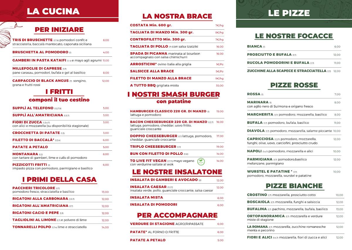 Menu di ToLivEat 