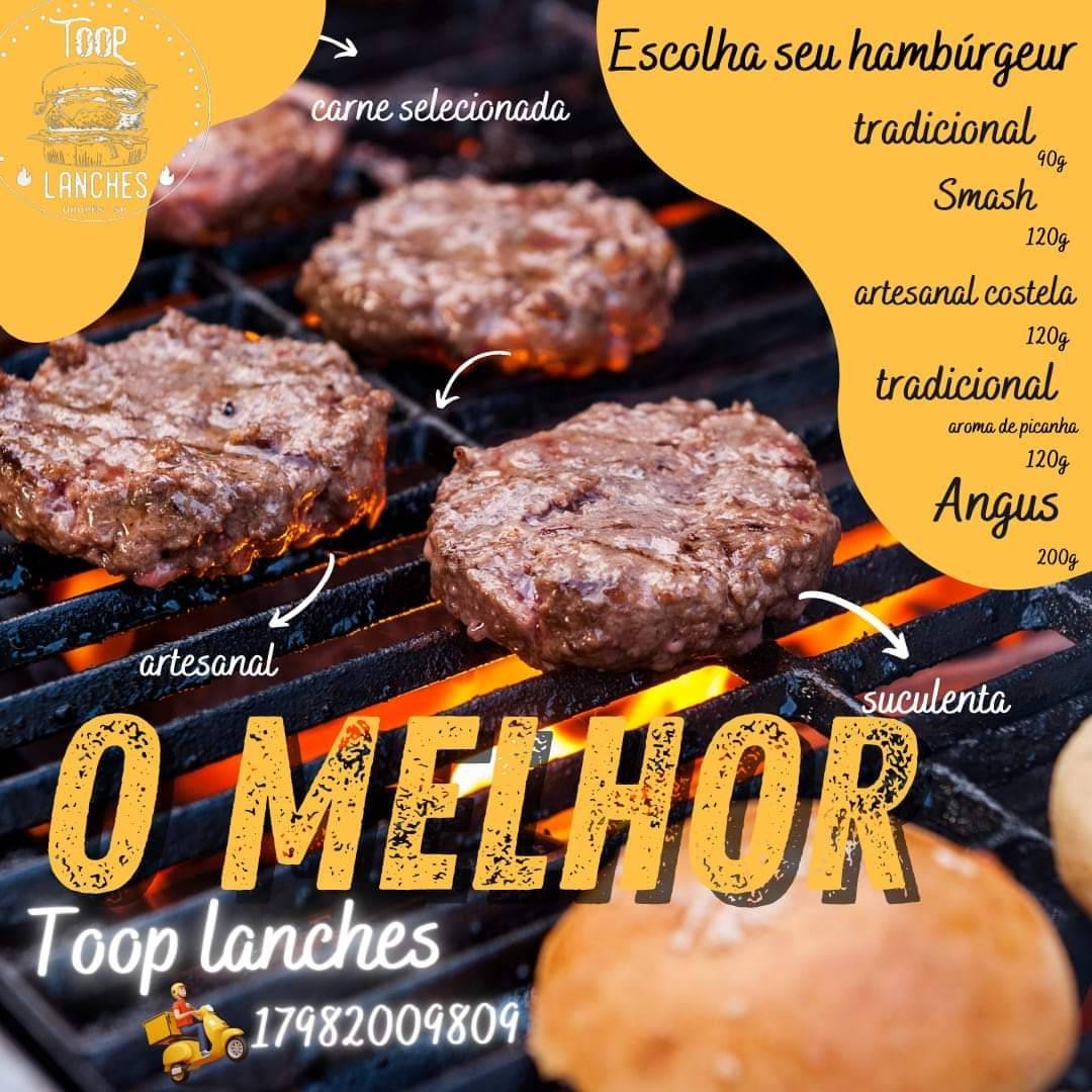 Toop Lanches Urupês cardápio